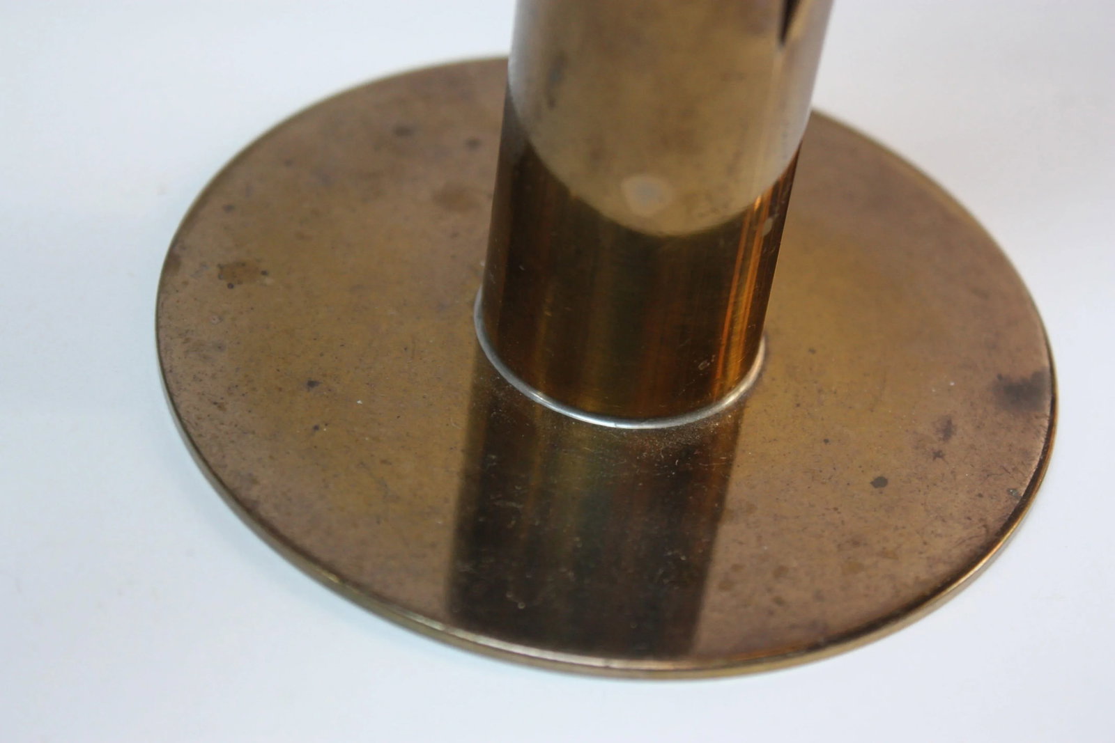 Swedish 'Liljan' Brass Candleholders by Ystad - Set of 10 - 9