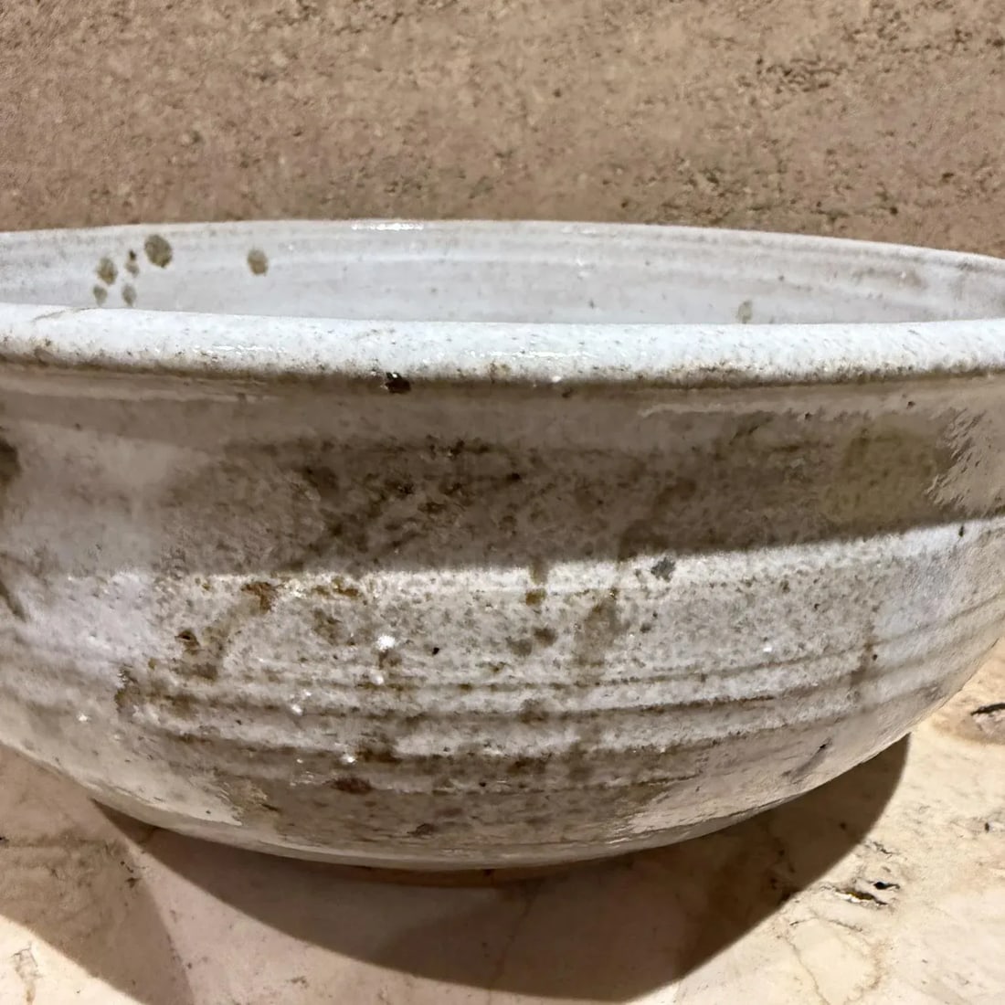 1980 Leon Art Bowl Handmade Glazed Studio Pottery Post Modern Stoneware - 3