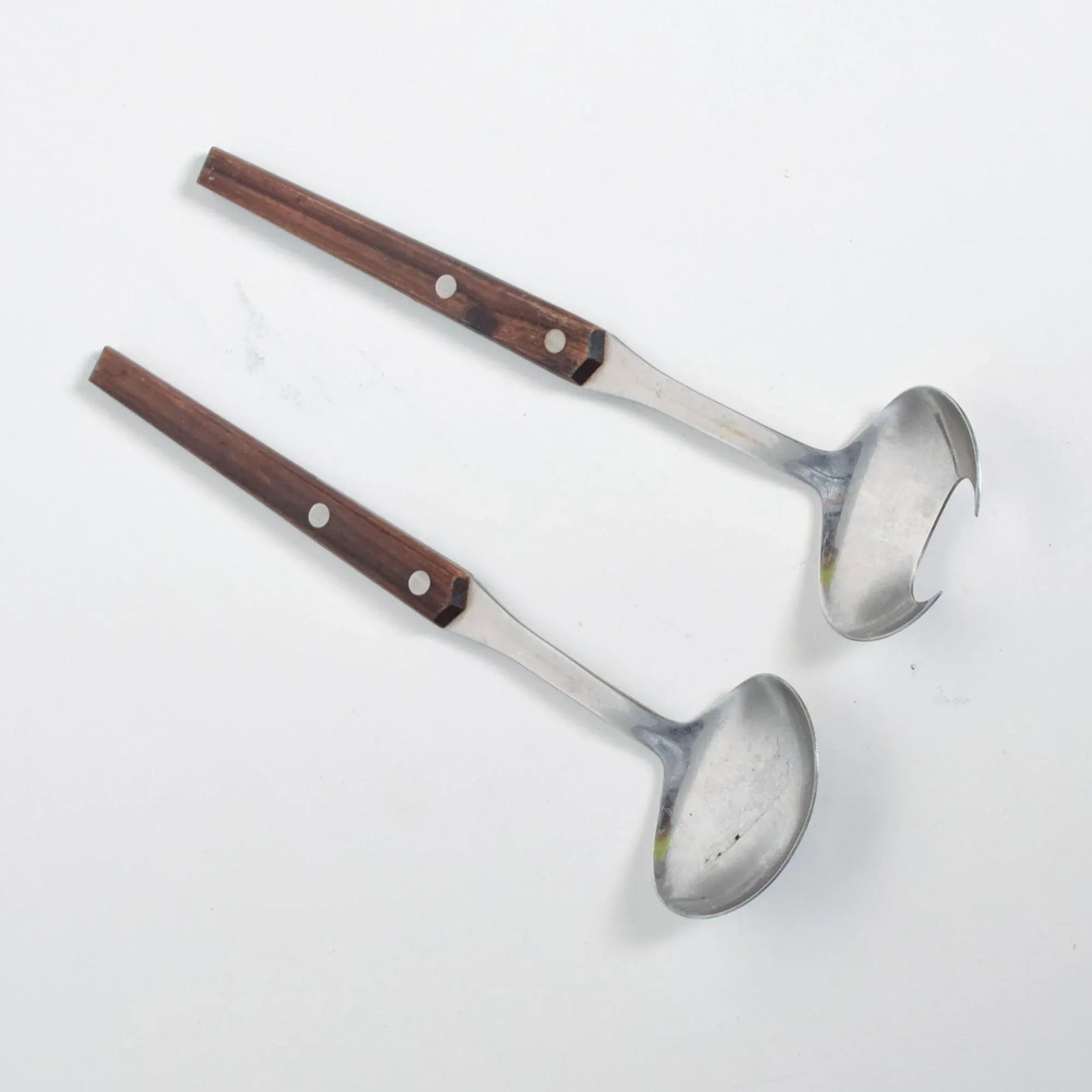 WMF Cromargan Wood & Stainless-Steel Salad Servers Mid Century Modern Dansk - 5