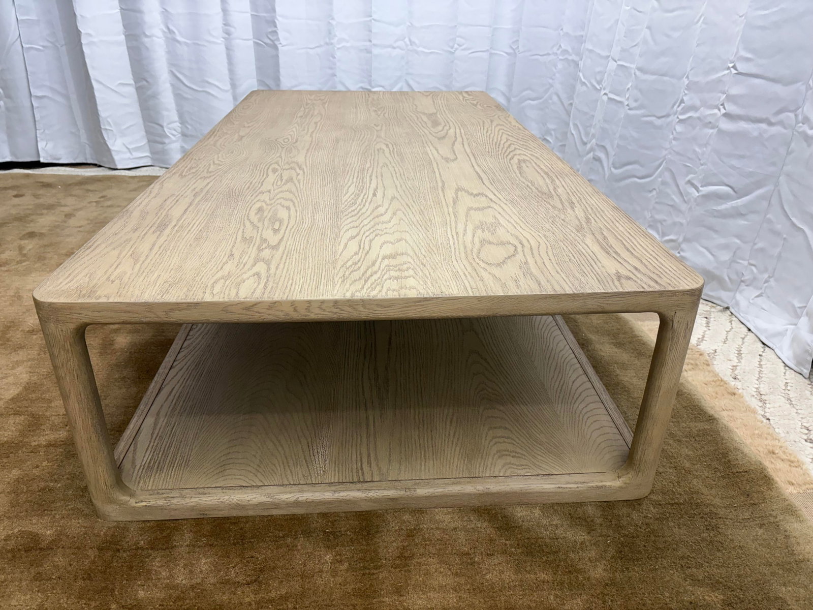 Rh Restoration Hardware Trieste Rectangular Coffee Table - 72" - 12