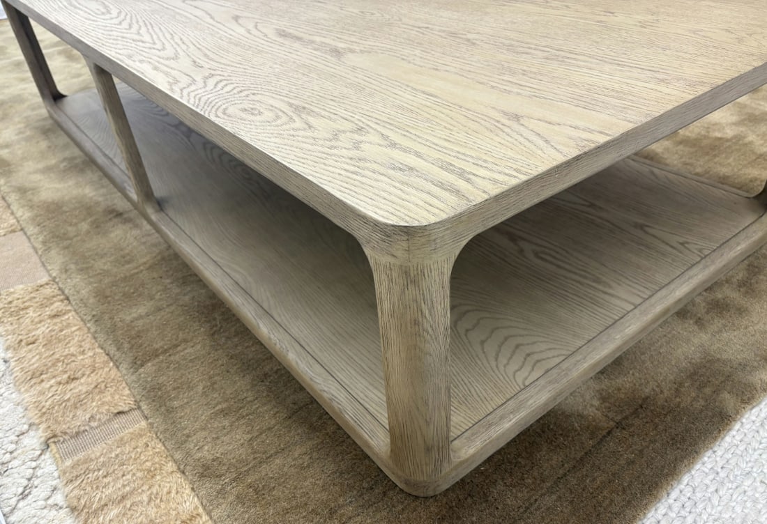 Rh Restoration Hardware Trieste Rectangular Coffee Table - 72" - 13
