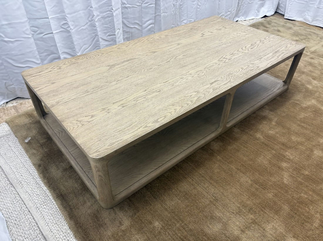 Rh Restoration Hardware Trieste Rectangular Coffee Table - 72" - 2
