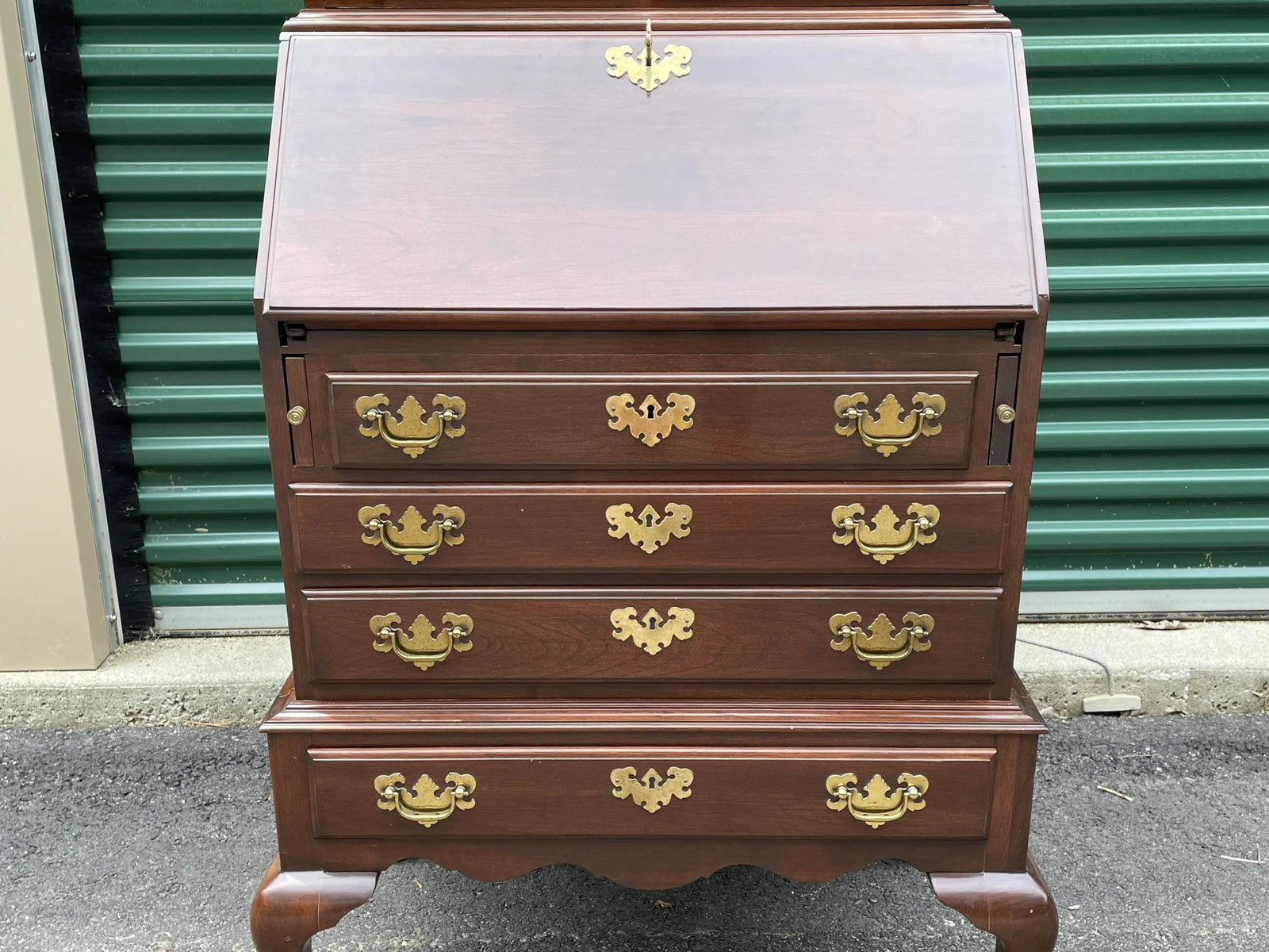 Ethan Allen Georgian Court Secretary Desk - 5