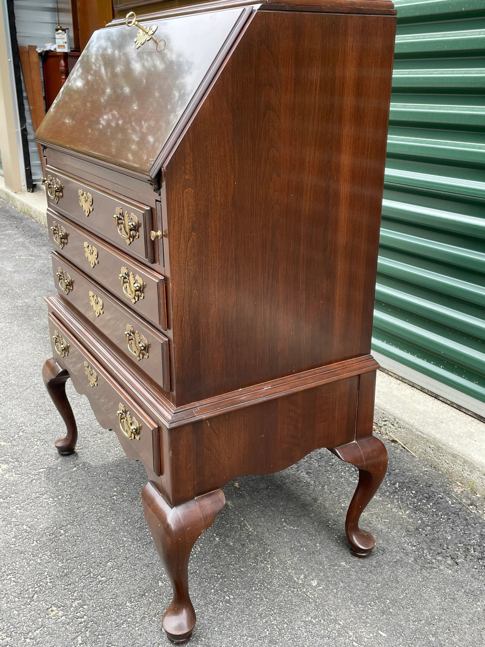 Ethan Allen Georgian Court Secretary Desk - 7