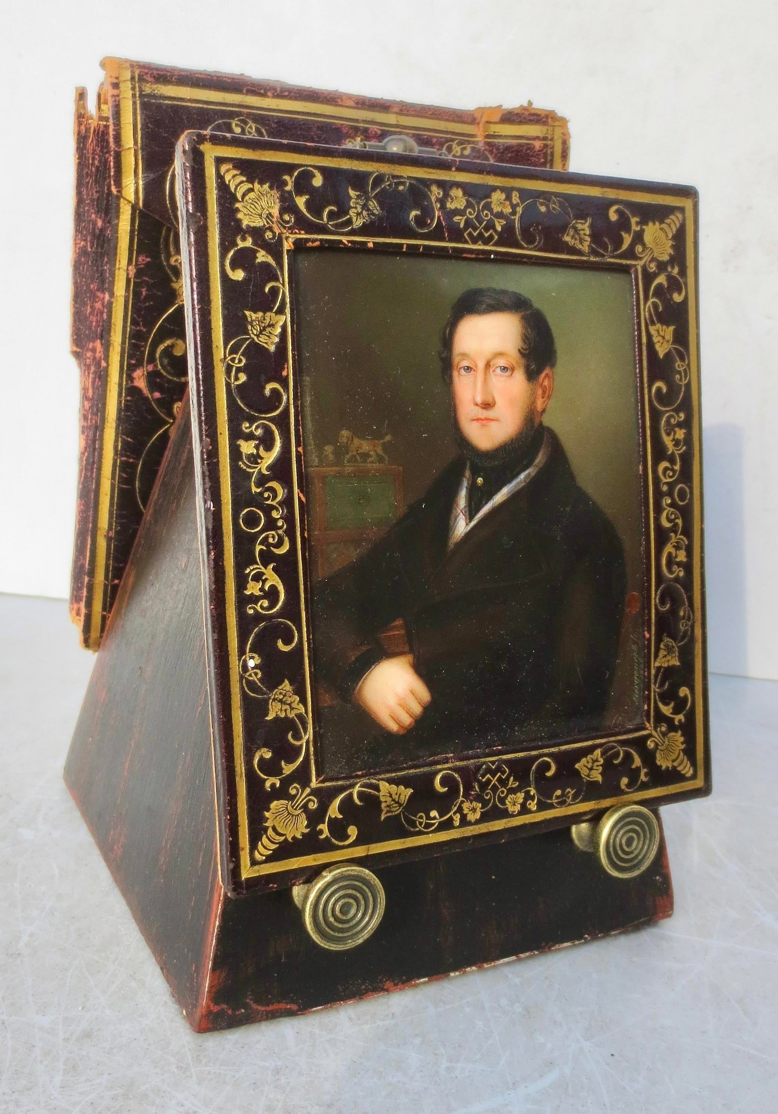 Johann Martin Morgenroth Porcelain Portrait 1847 - 3