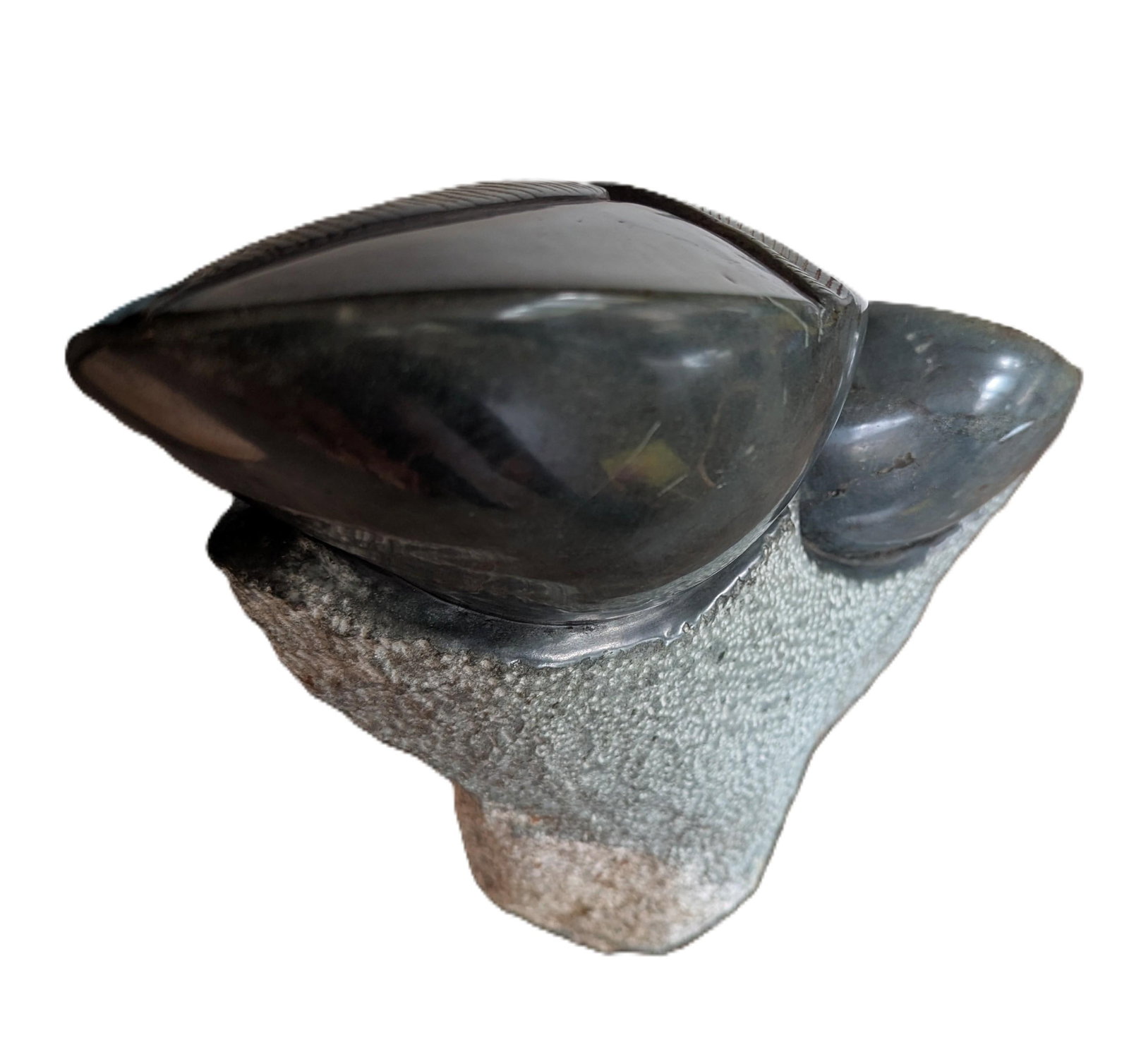 African Mother and Child Stone Sculpture - 10