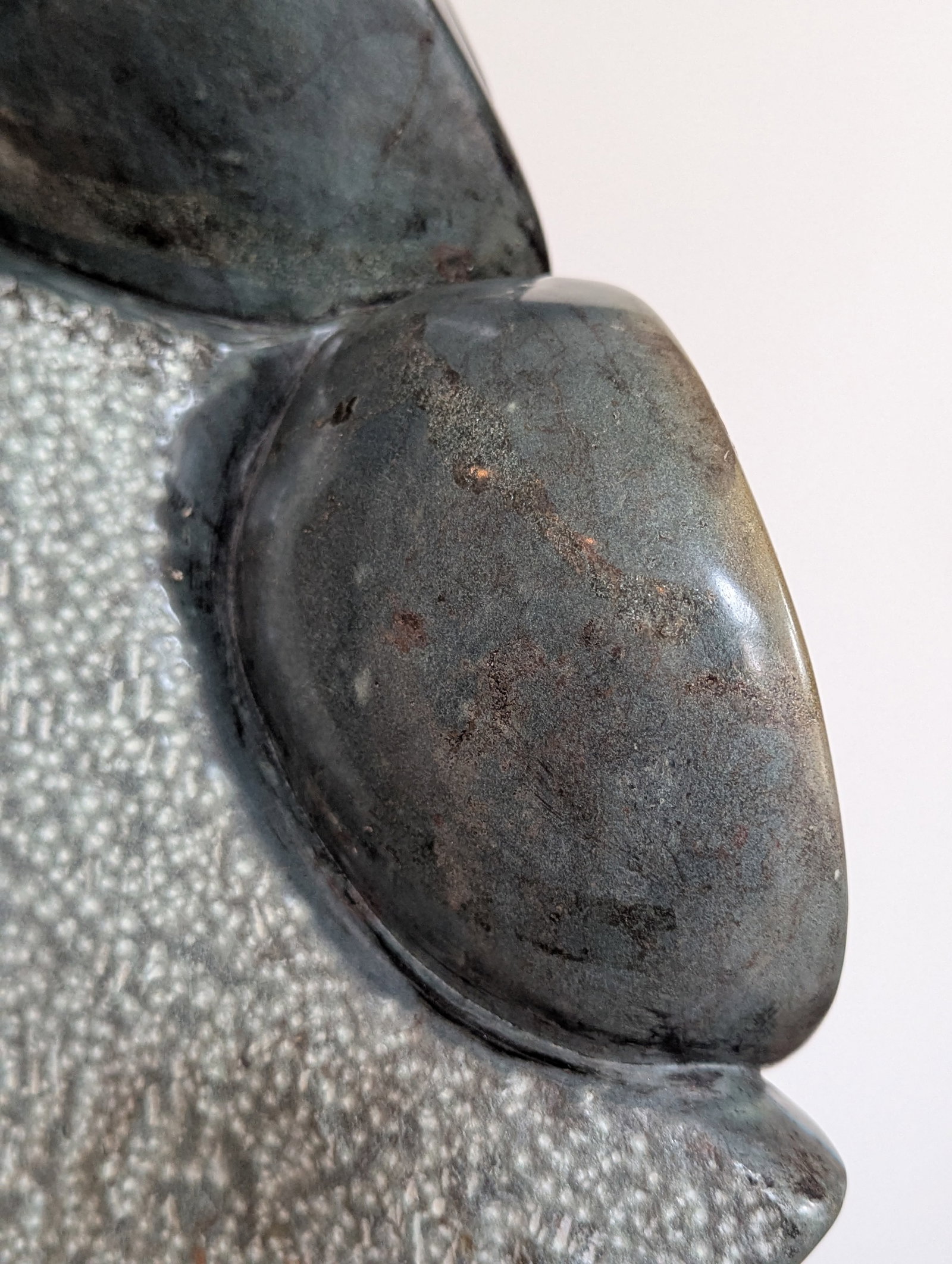 African Mother and Child Stone Sculpture - 13