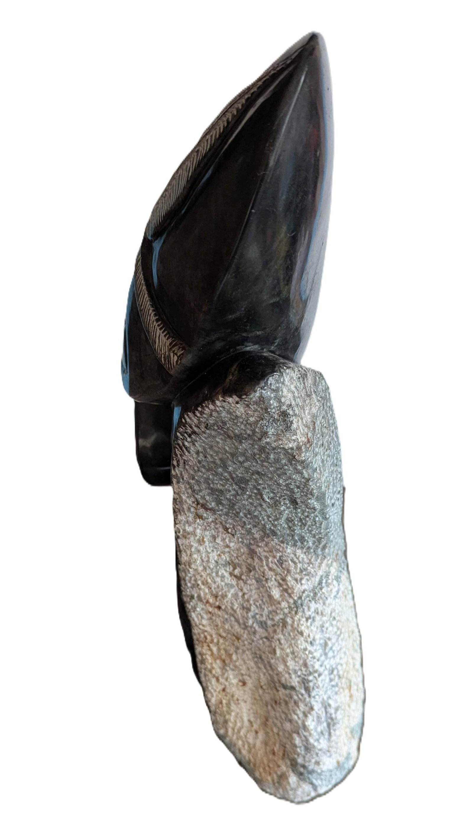 African Mother and Child Stone Sculpture - 6