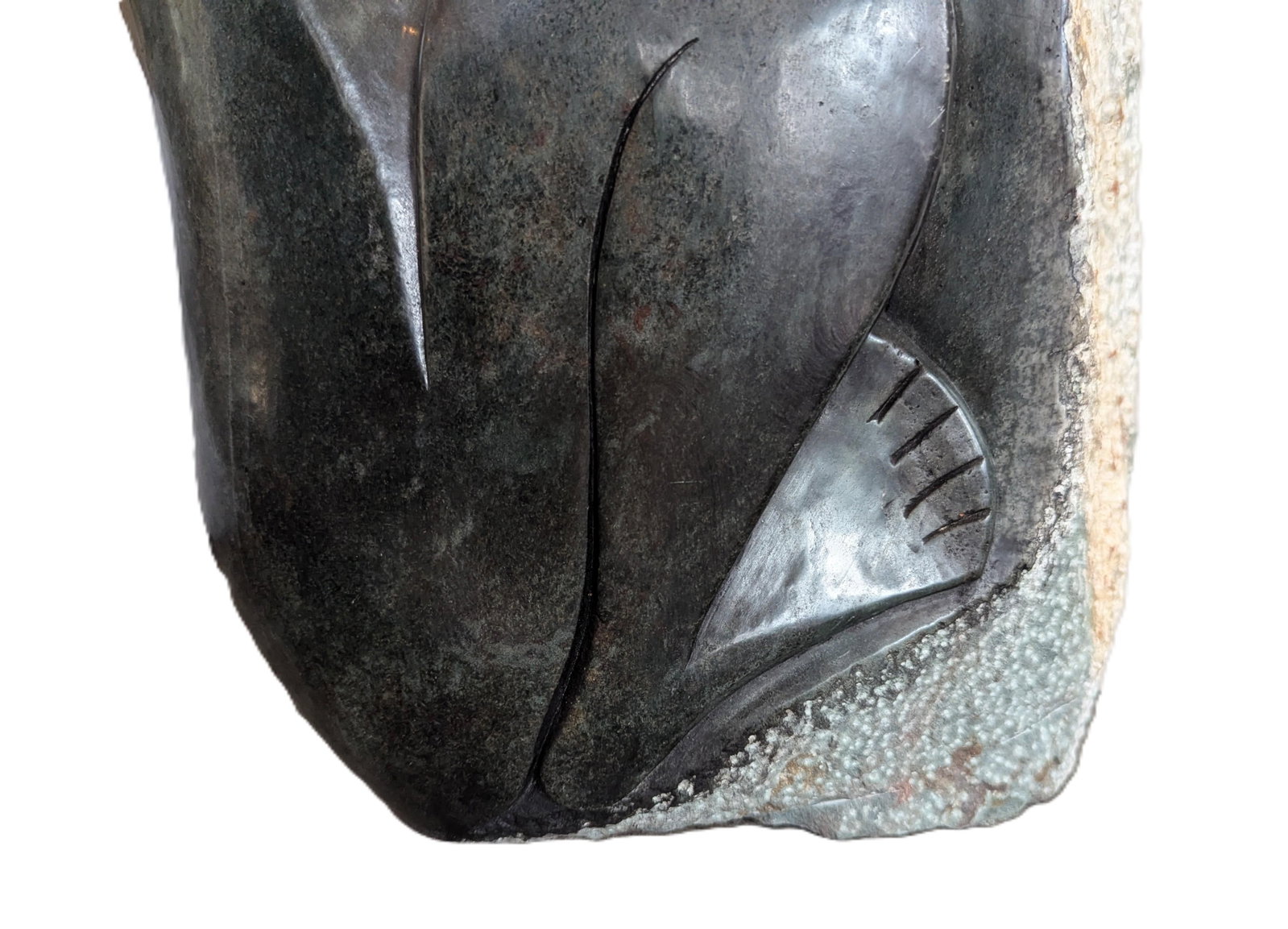 African Mother and Child Stone Sculpture - 9