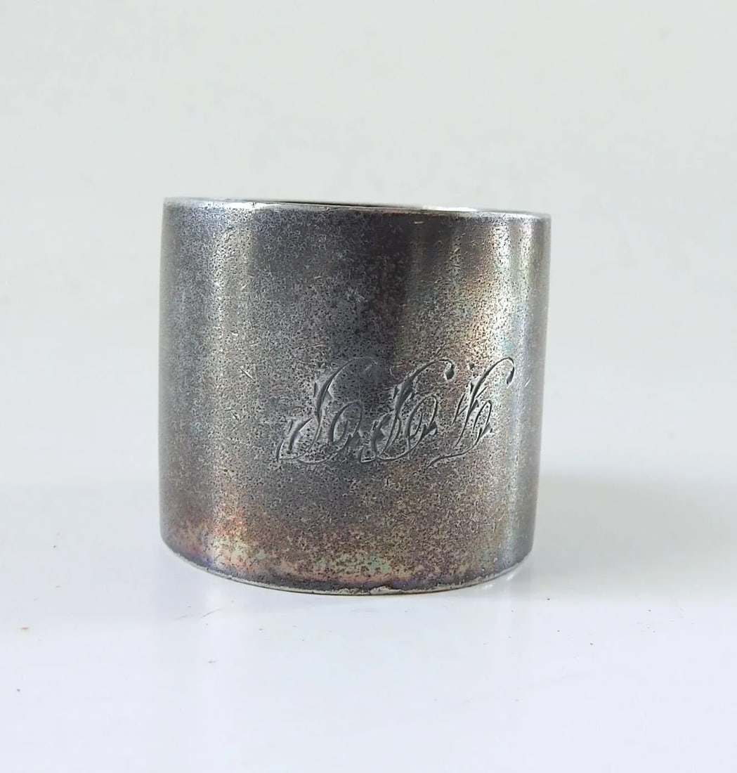 Antique Silverplate Figural Hand Napkin Ring - 2