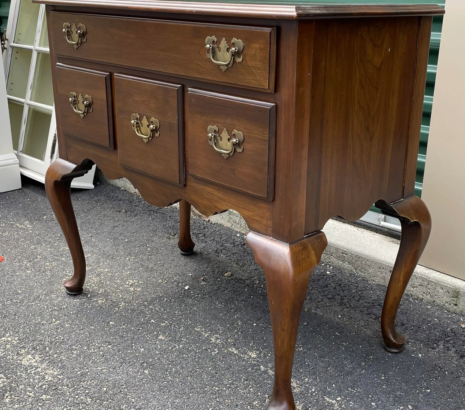 Ethan Allen Georgian Court Lowboy Dresser - 4