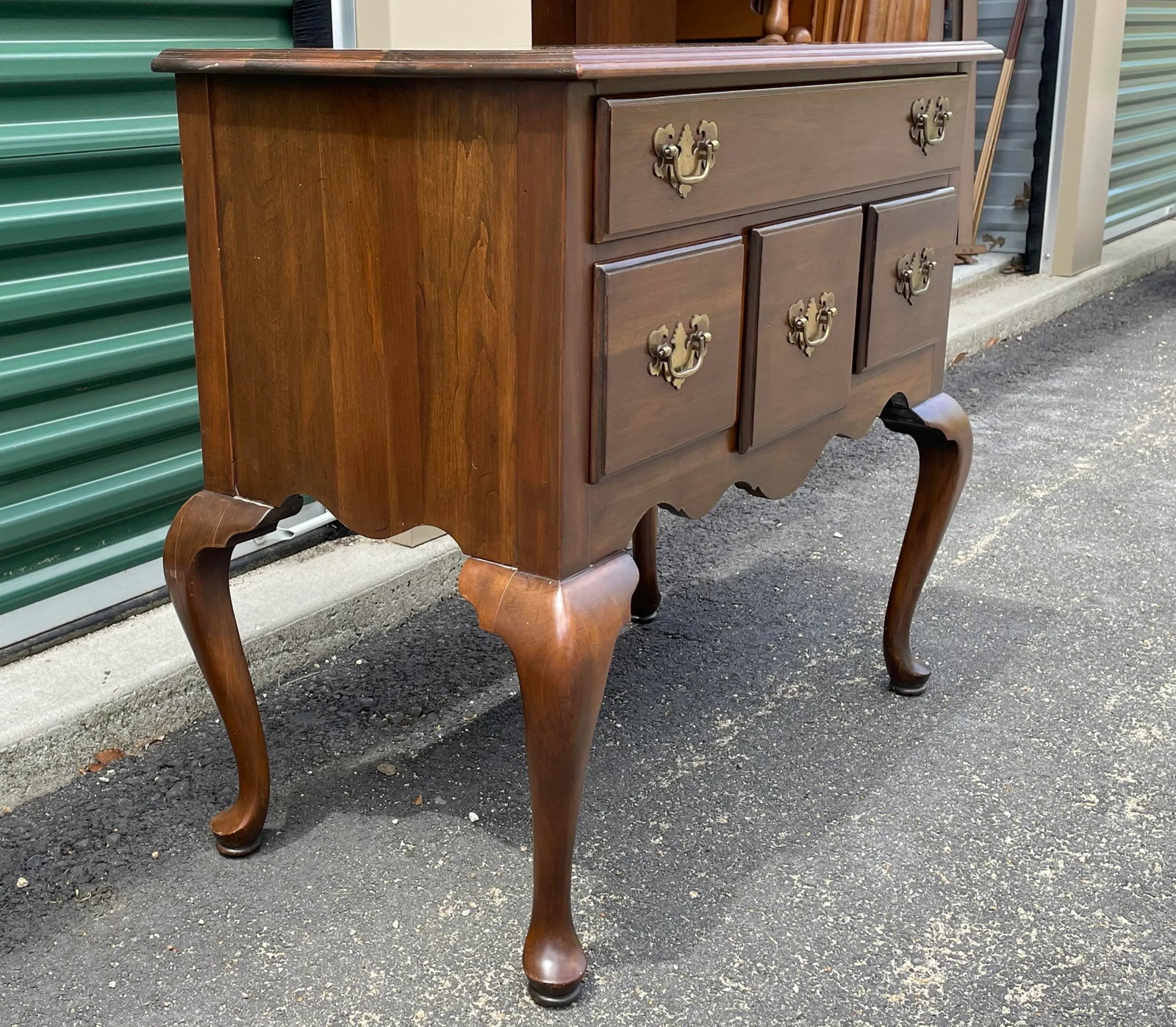 Ethan Allen Georgian Court Lowboy Dresser - 5