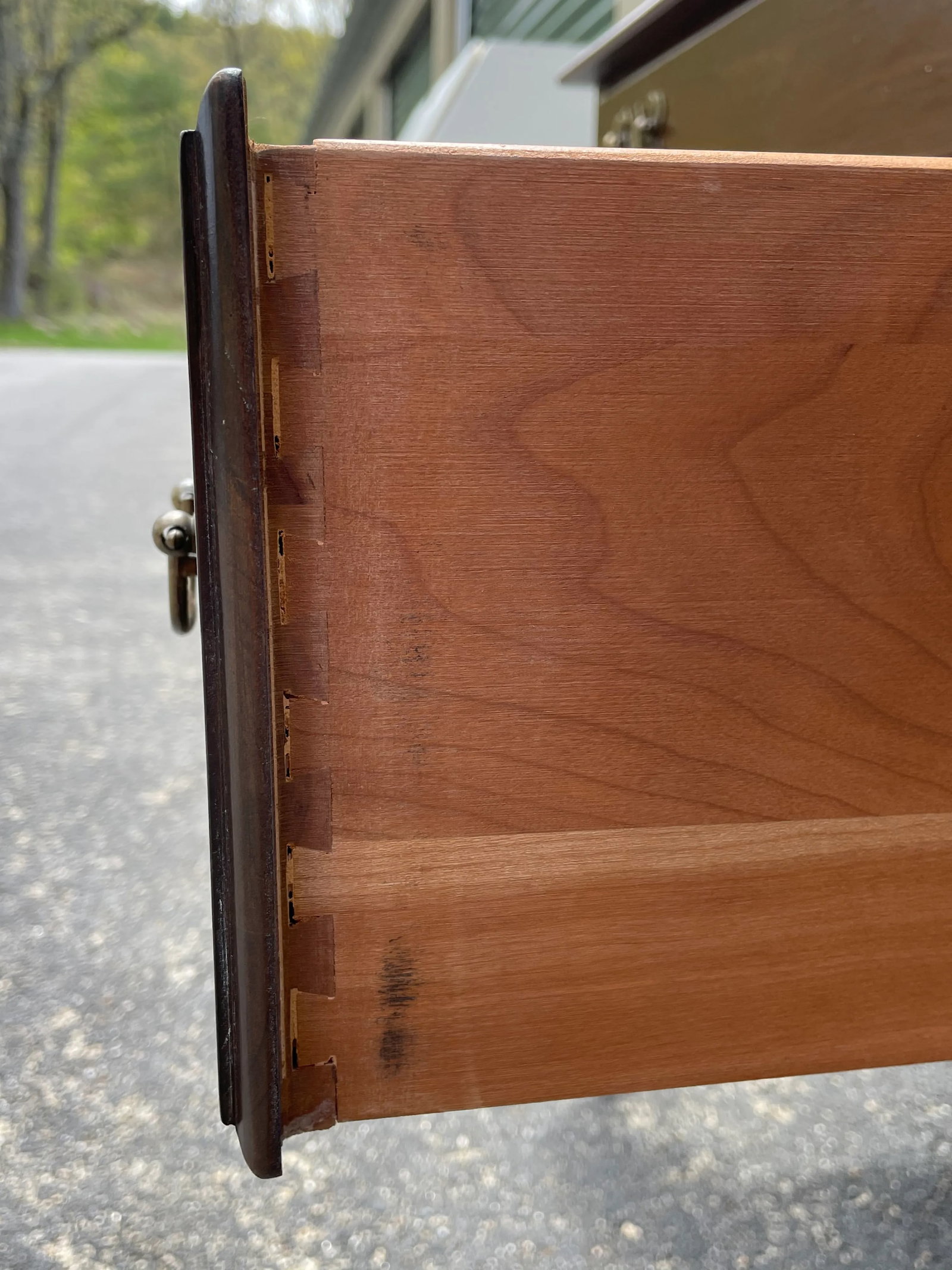 Ethan Allen Georgian Court Lowboy Dresser - 7