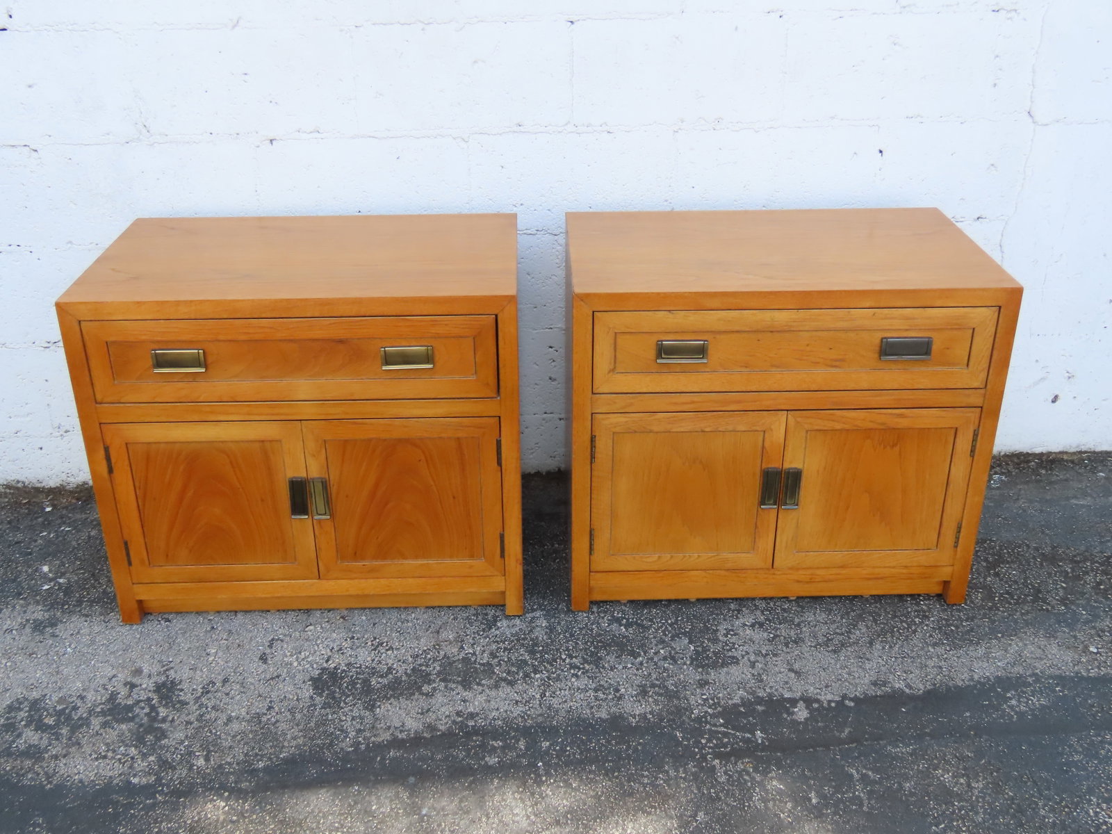 Thomasville Hollywood Regency Nightstands End Bedside Tables a Pair 6355 - 16