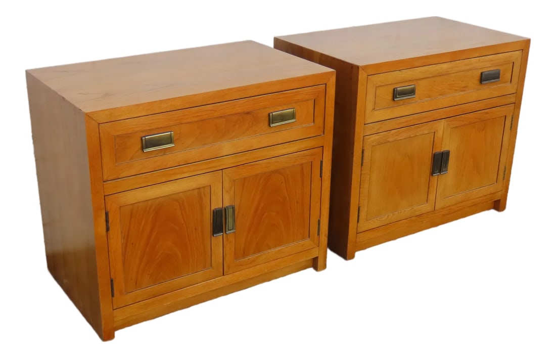 Thomasville Hollywood Regency Nightstands End Bedside Tables a Pair 6355 (1 of 17)