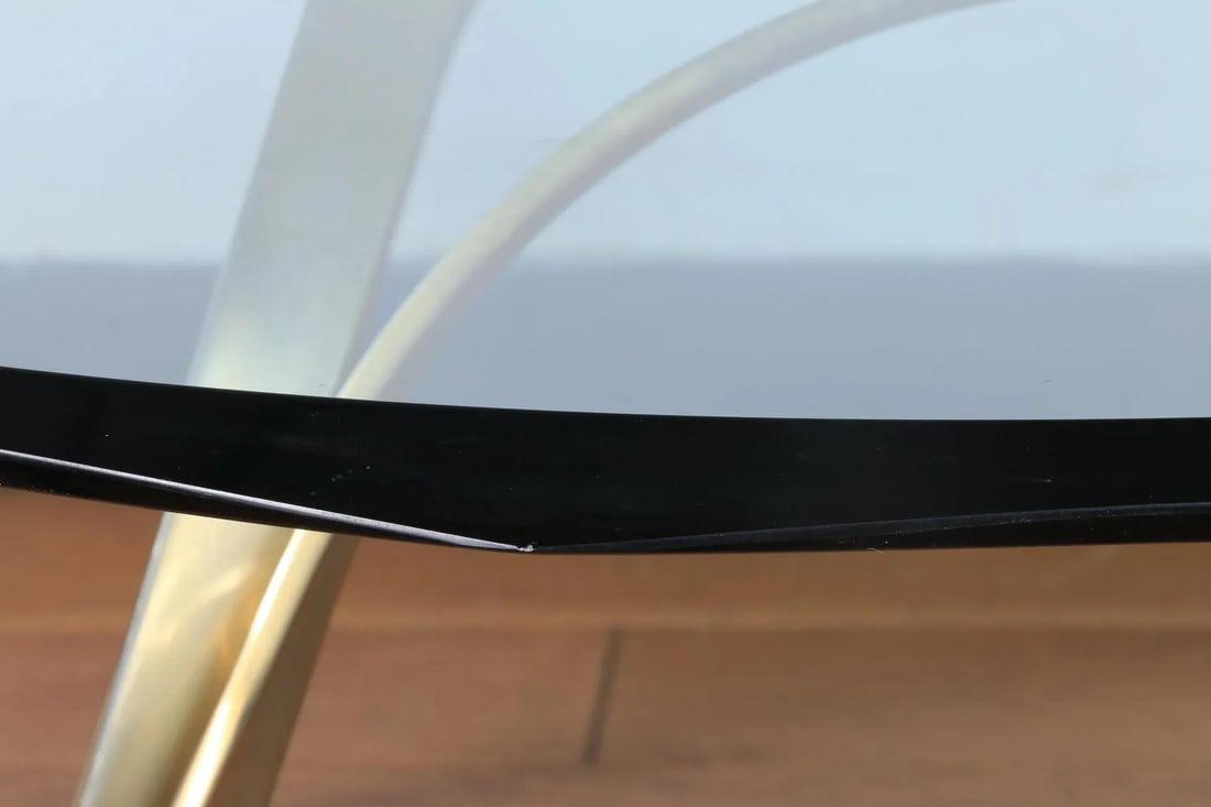 Dunbar Vintage Brass and Glass Coffee Table - 2