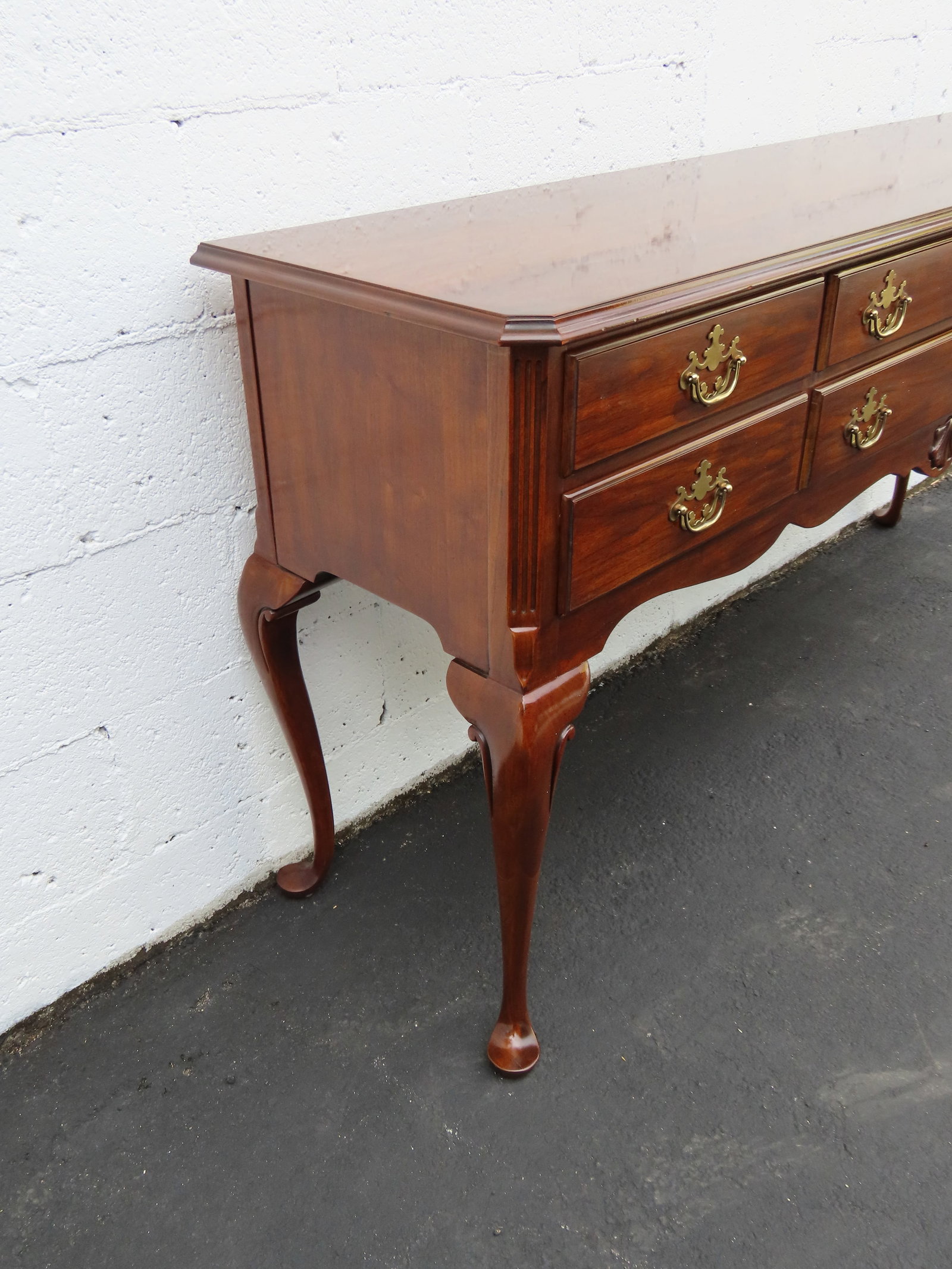 Drexel Long Narrow Library Console Entry Table 6394 - 13