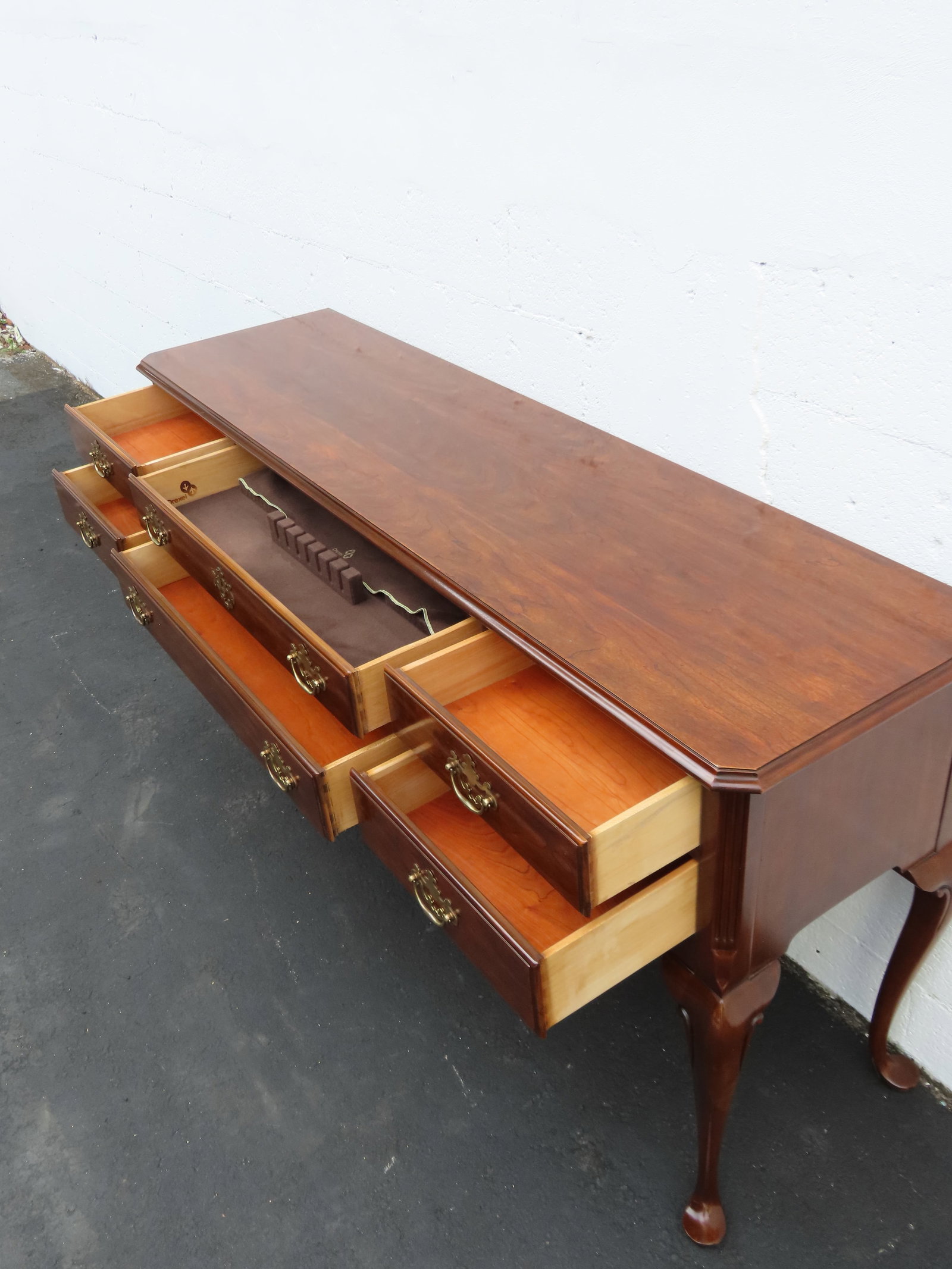 Drexel Long Narrow Library Console Entry Table 6394 - 15