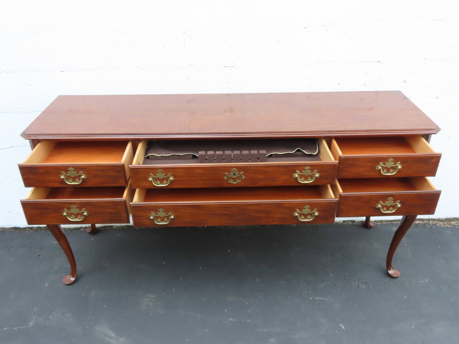 Drexel Long Narrow Library Console Entry Table 6394 - 16
