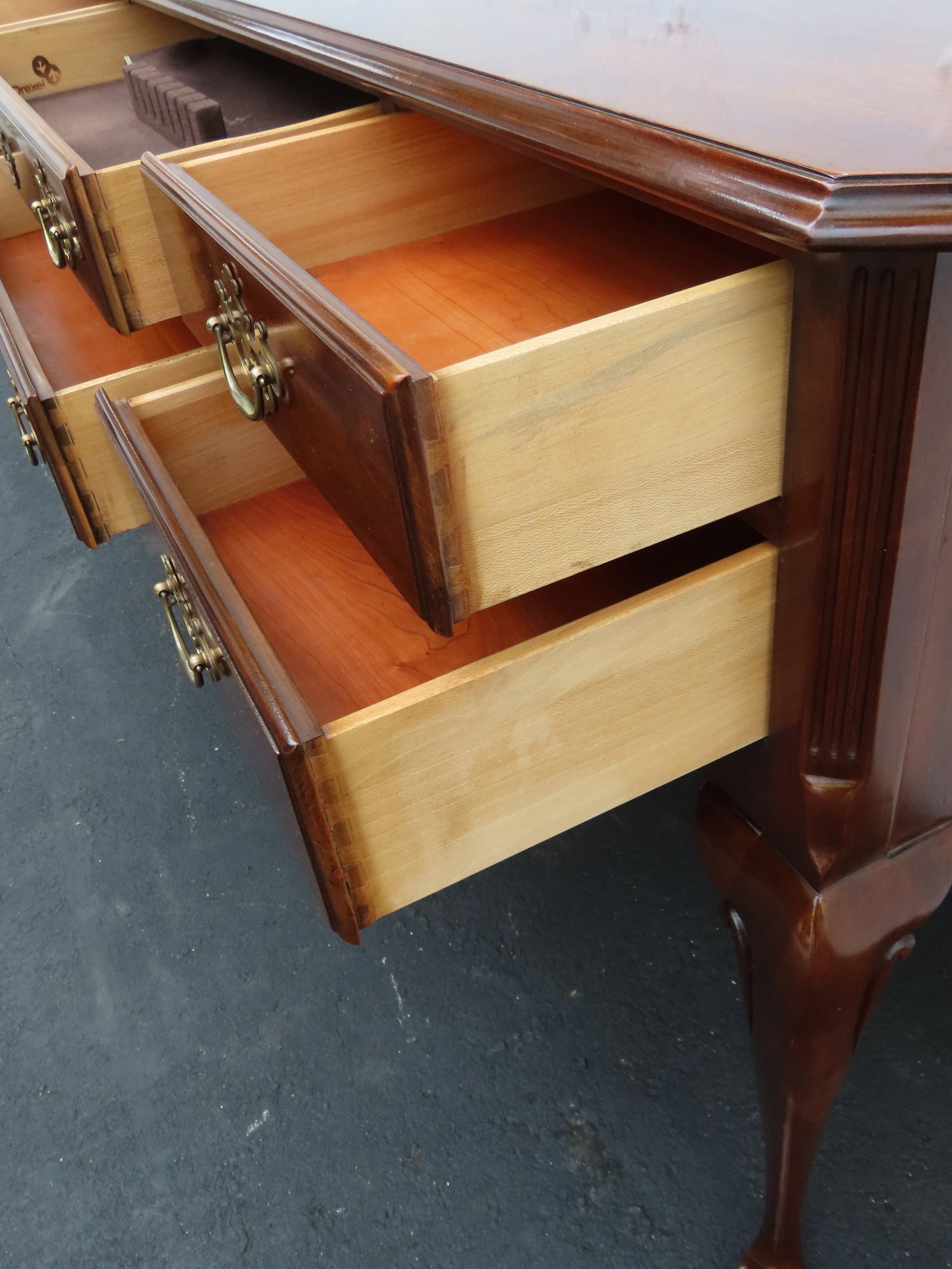 Drexel Long Narrow Library Console Entry Table 6394 - 17