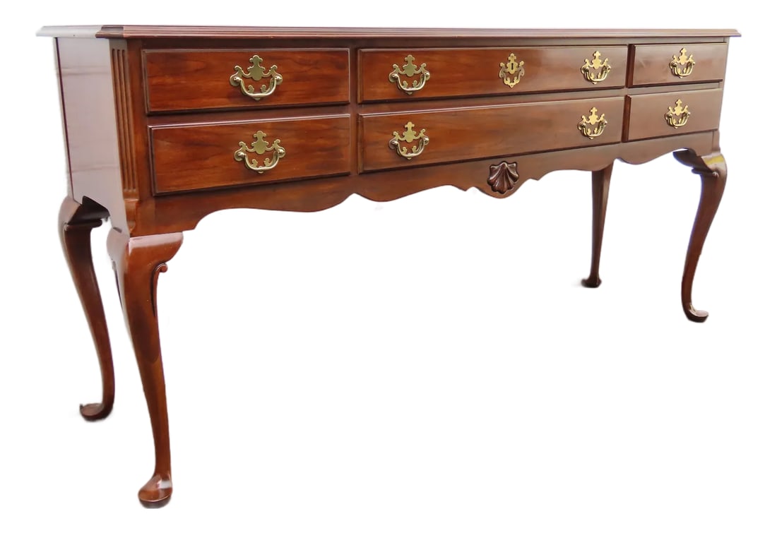 Drexel Long Narrow Library Console Entry Table 6394 (1 of 17)