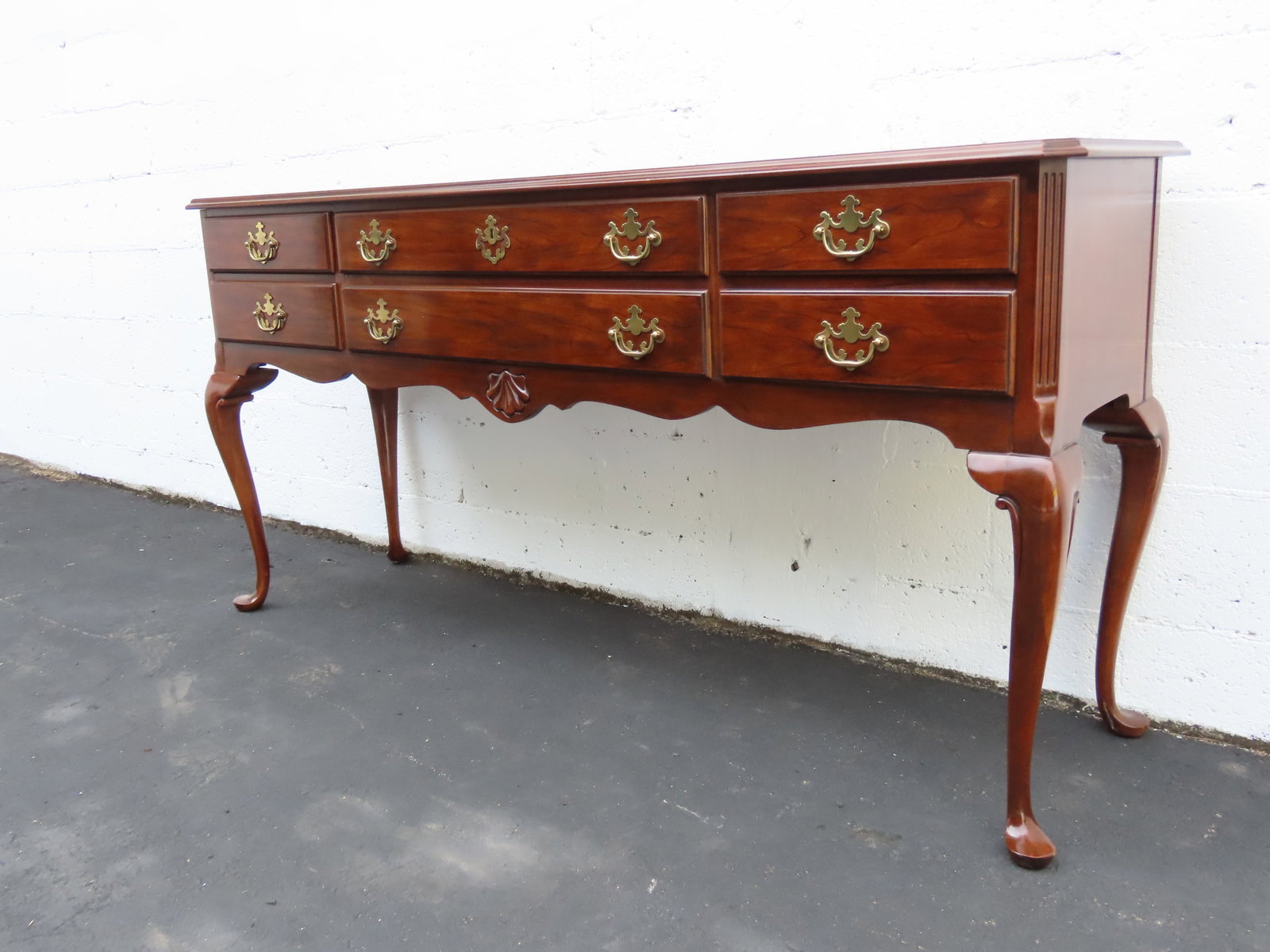 Drexel Long Narrow Library Console Entry Table 6394 - 3
