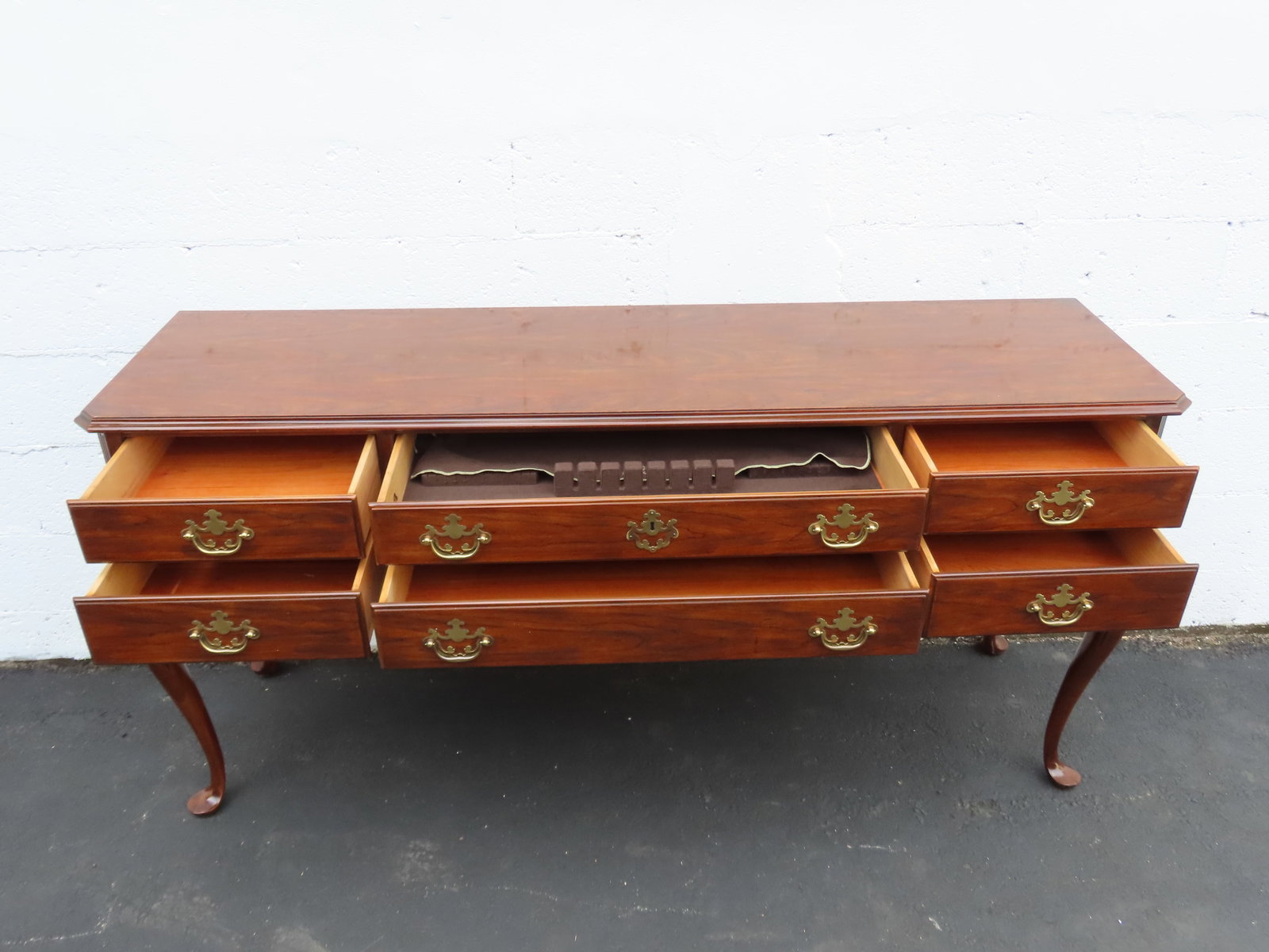Drexel Long Narrow Library Console Entry Table 6394 - 4