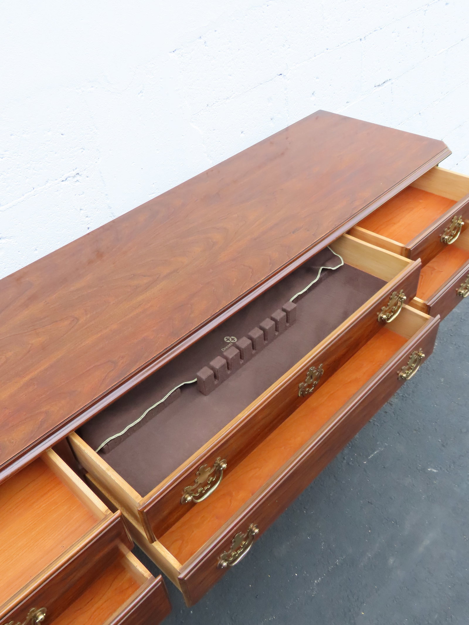 Drexel Long Narrow Library Console Entry Table 6394 - 5