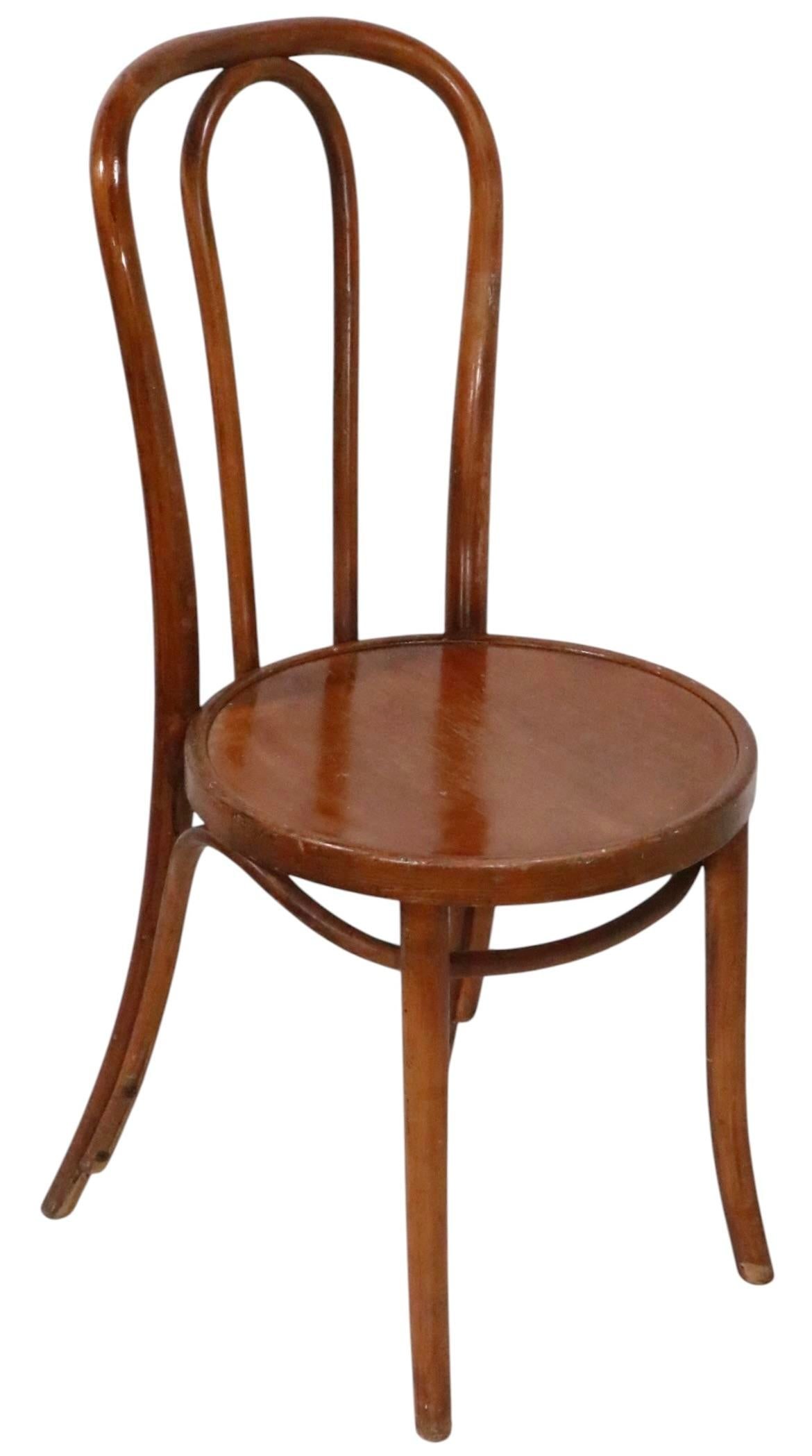 Early 20th Century Pr. Vienna Secessionist Bentwood Cafe Bistro Chairs by Thonet - 2