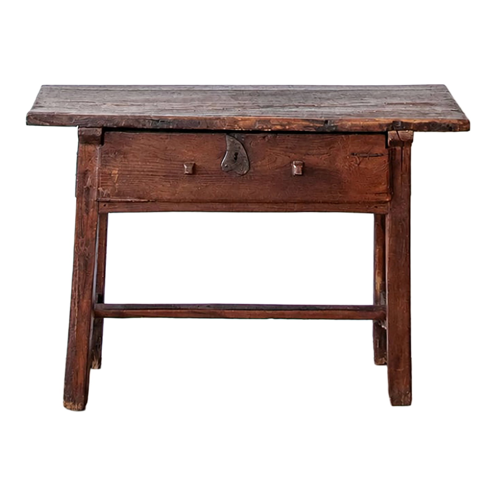 1700s Hand Planed Rustic Console Table (1 of 4)
