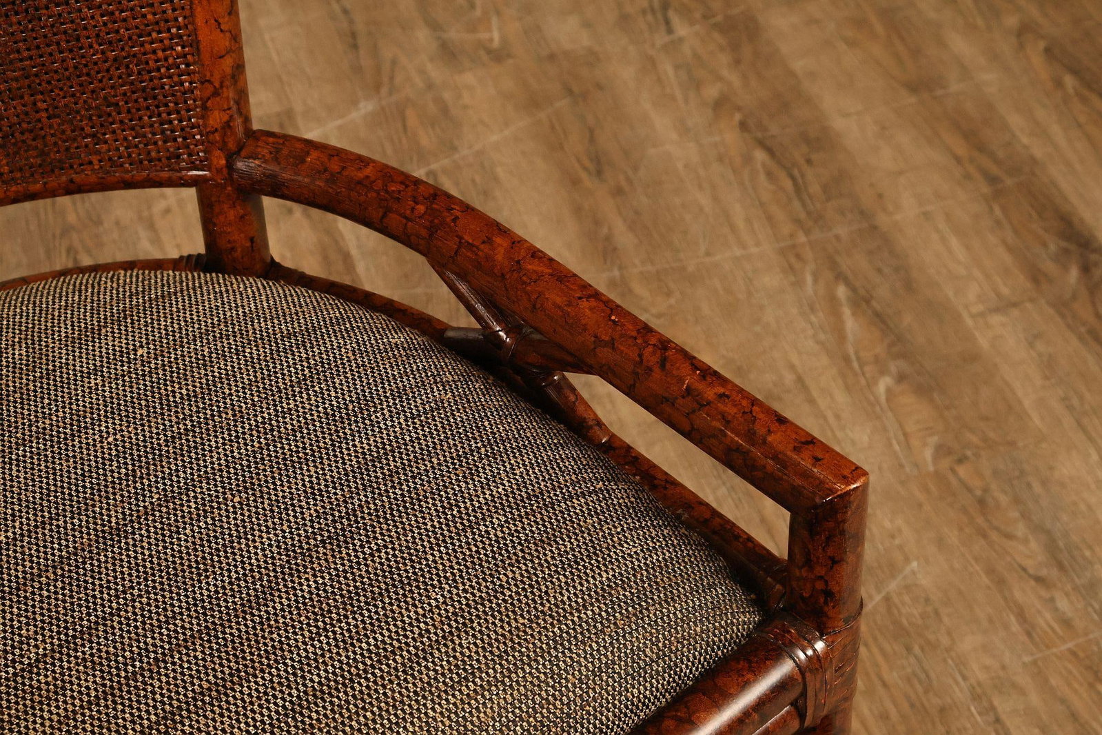 Ficks Reed Set of Four Woven Rattan Dining Chairs - 7