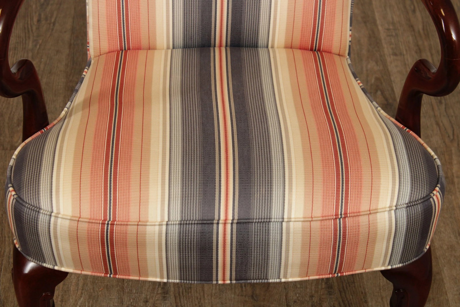Hancock & Moore Queen Anne Style Mahogany Armchair - 11