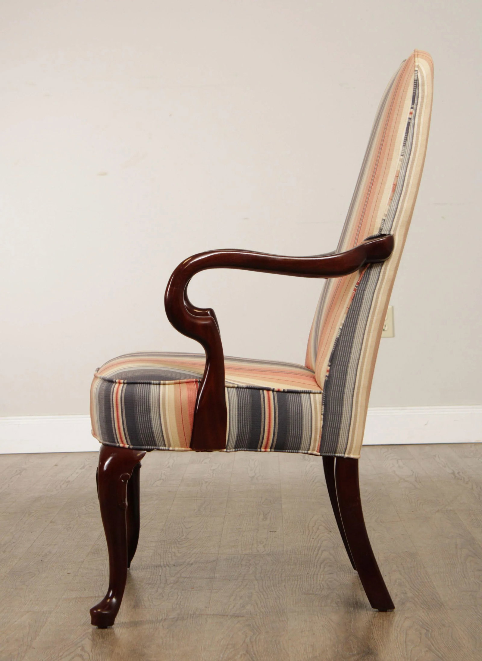 Hancock & Moore Queen Anne Style Mahogany Armchair - 5