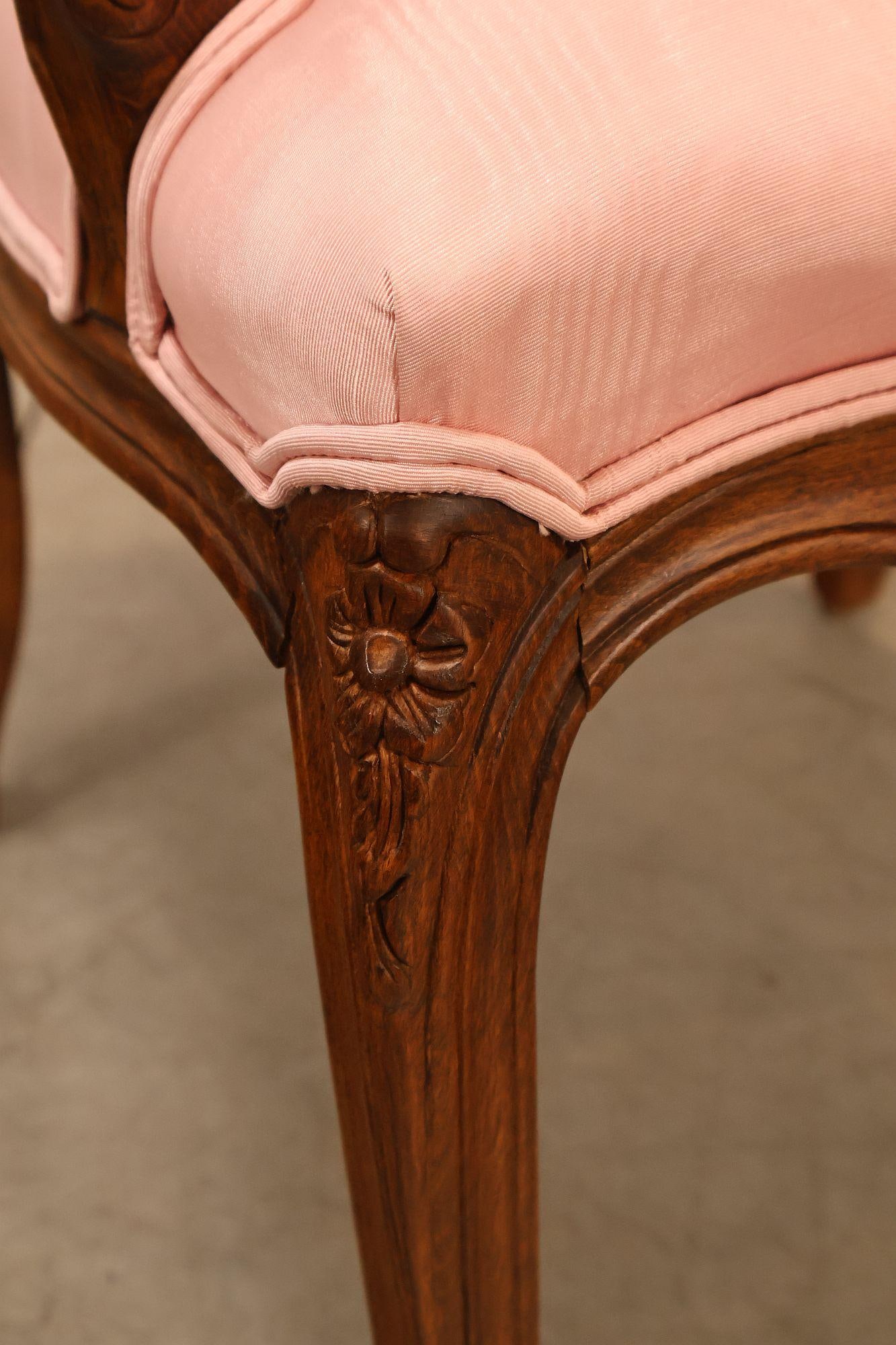 Ethan Allen French Louis XV Style Fauteuil Armchair - 17