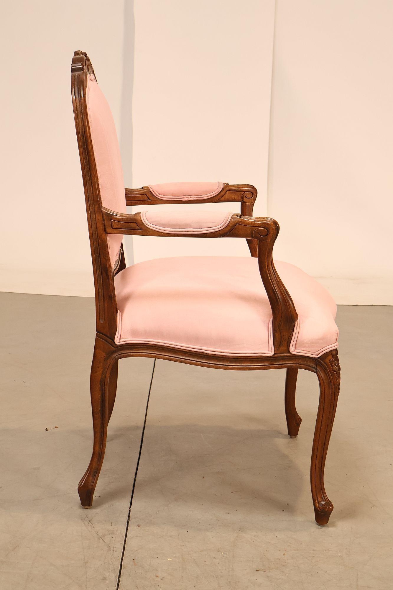 Ethan Allen French Louis XV Style Fauteuil Armchair - 18