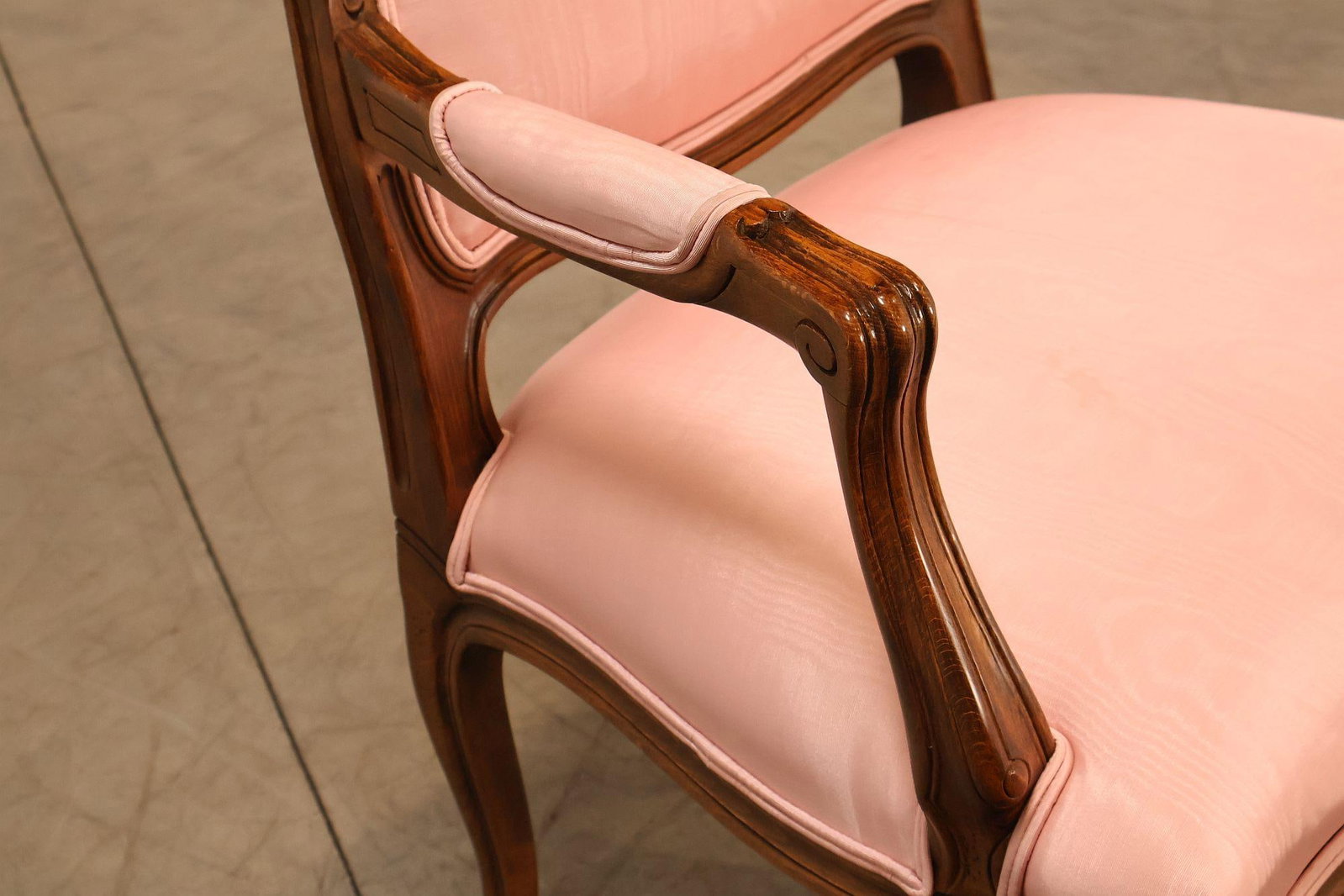 Ethan Allen French Louis XV Style Fauteuil Armchair - 6