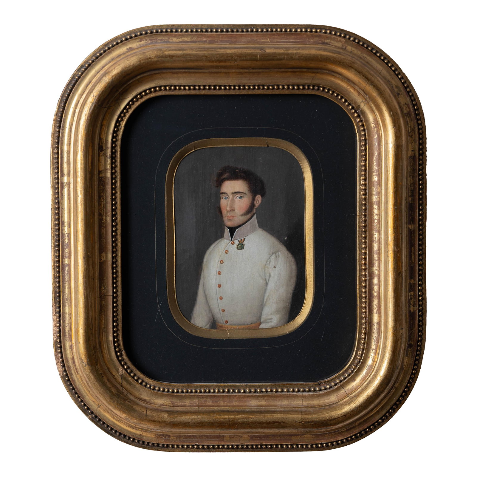 Austrian Leutnant Miniature Portrait, c.1840 (1 of 9)