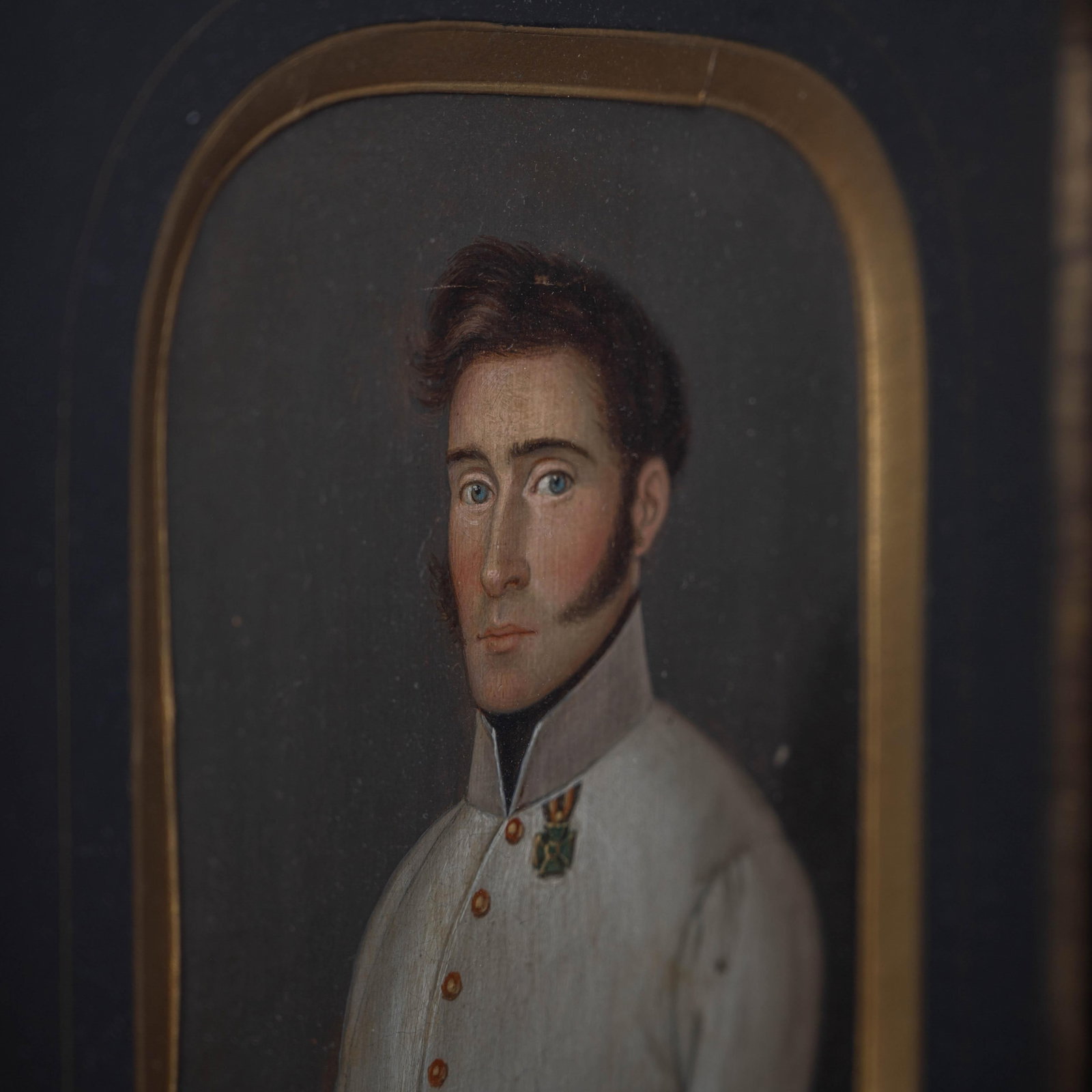 Austrian Leutnant Miniature Portrait, c.1840 - 4