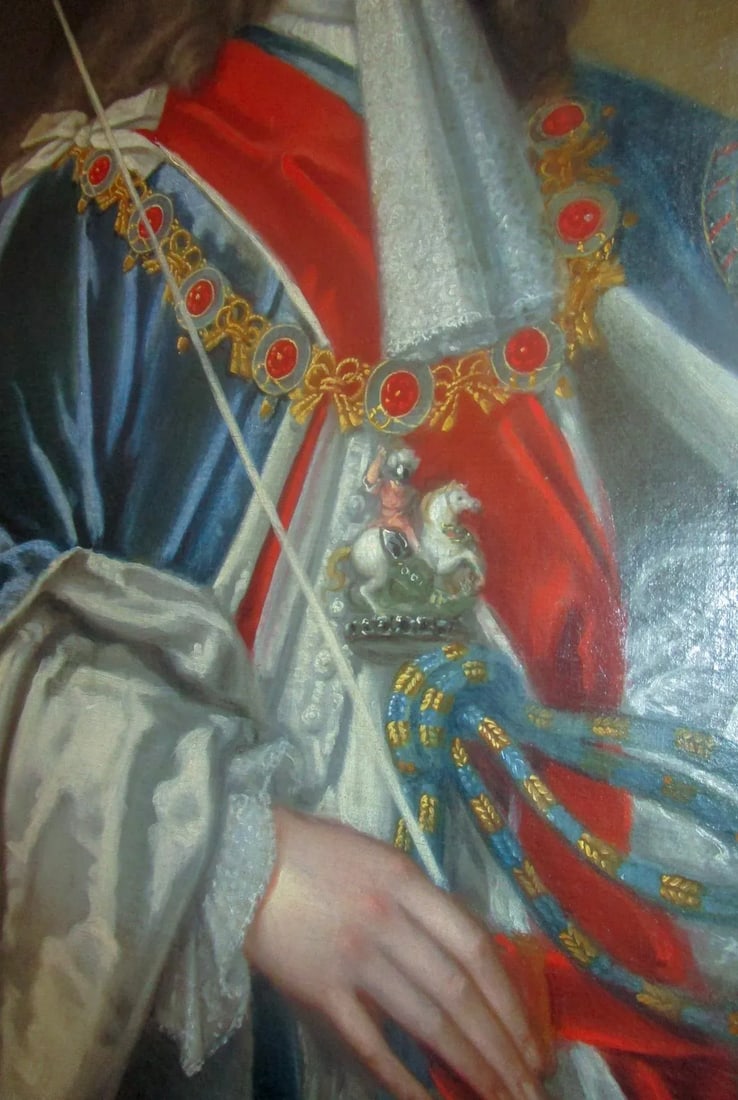 Portrait in Oil of Robert Harley 1st Earl of Oxford by Sir Godfrey Kneller - 12