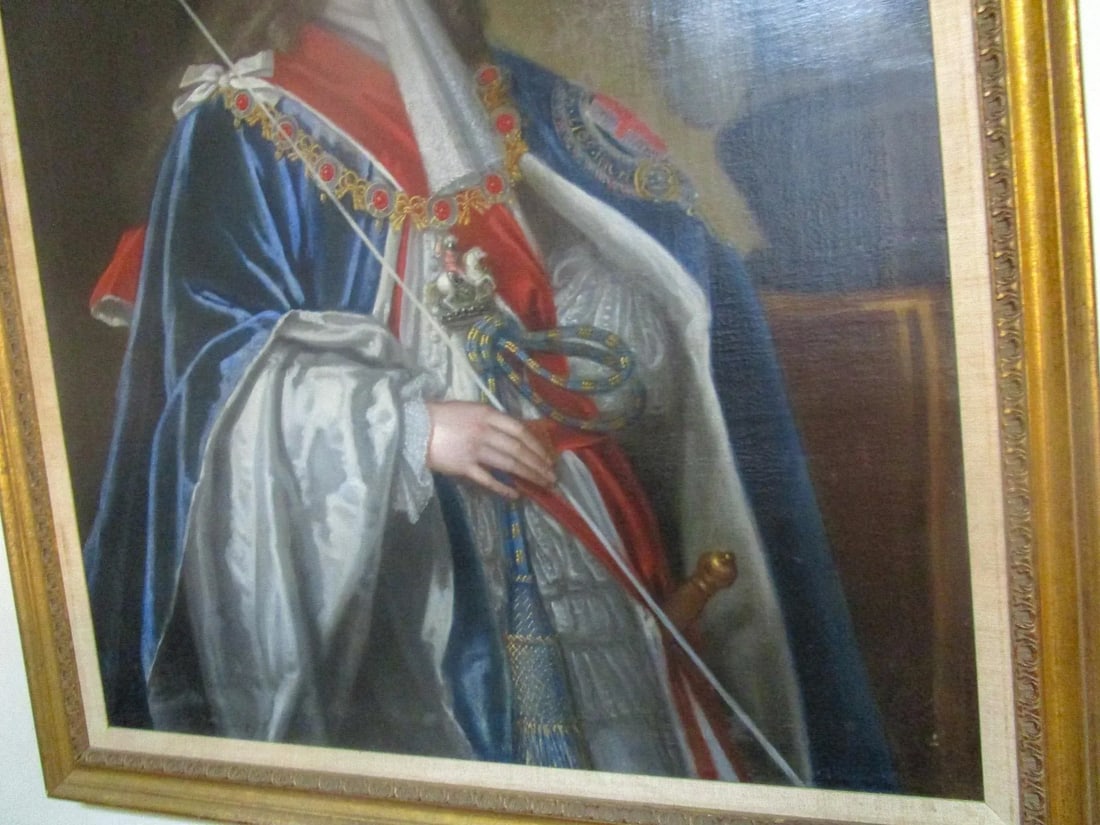 Portrait in Oil of Robert Harley 1st Earl of Oxford by Sir Godfrey Kneller - 5