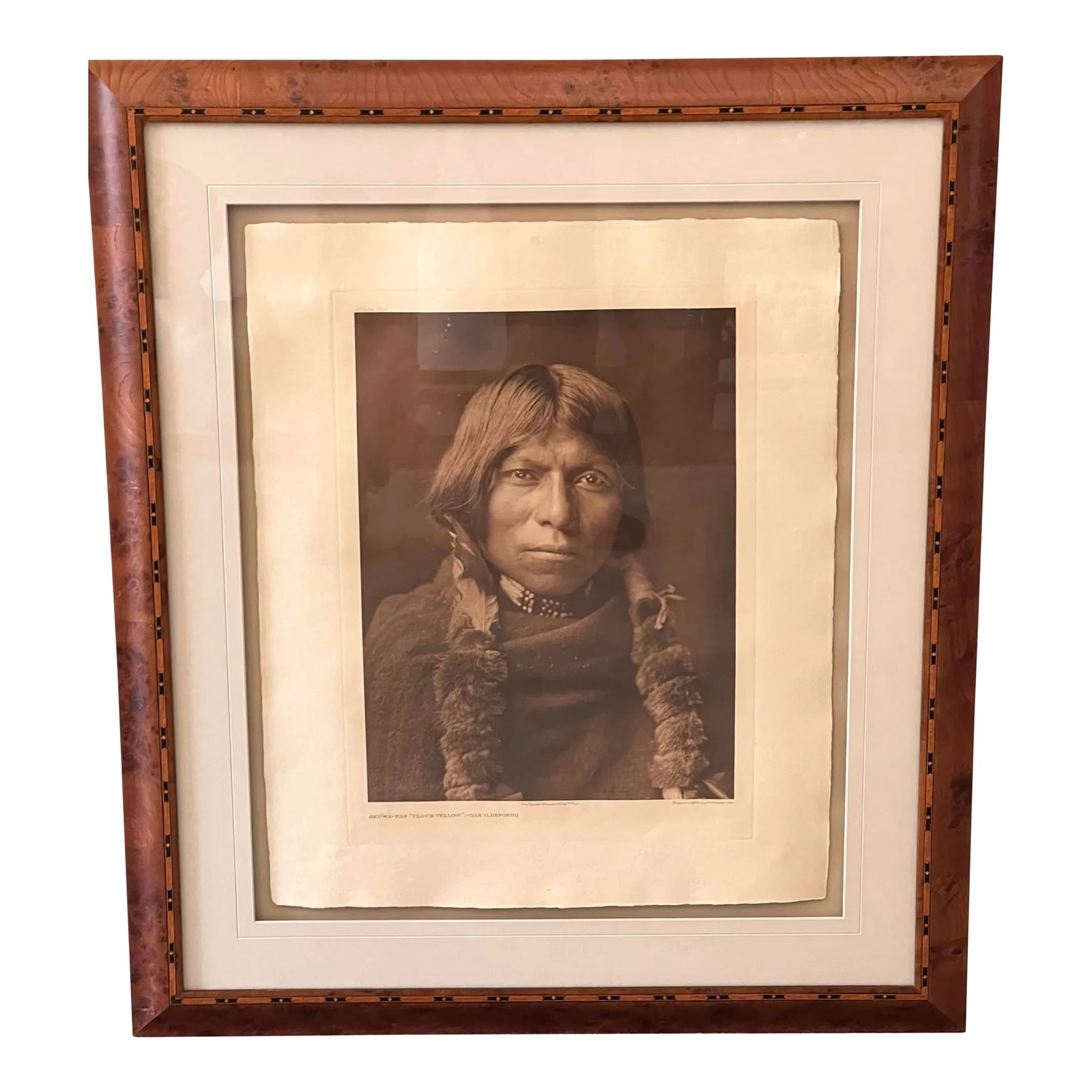 Framed Edward Curtis Oku'wa -Tse Cloud Yellow an Ildefonso C 1905 Christopher Cordozo (1 of 13)