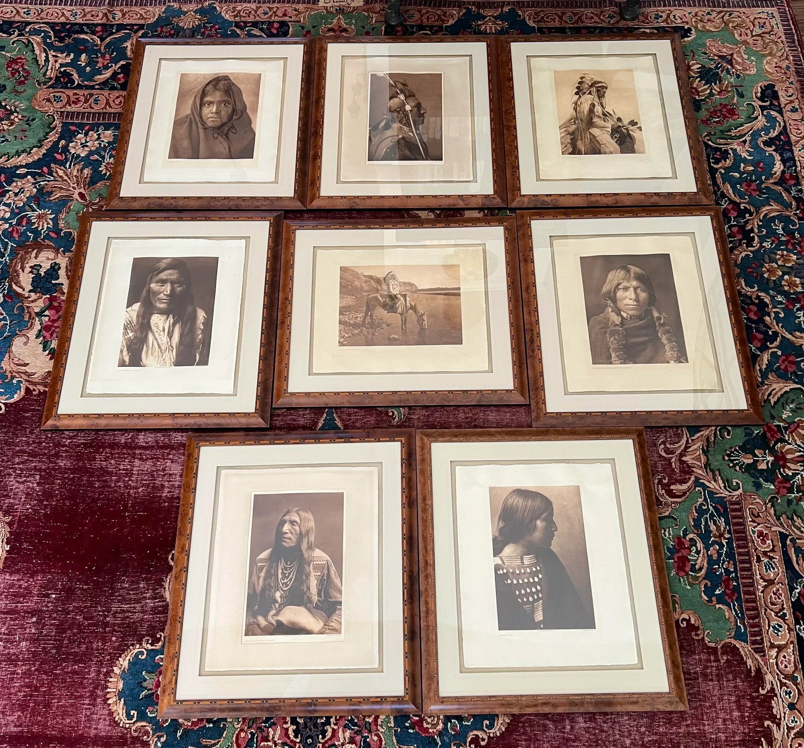 Framed Edward Curtis Arikara Girl C 1908 Christopher Cordozo - 12