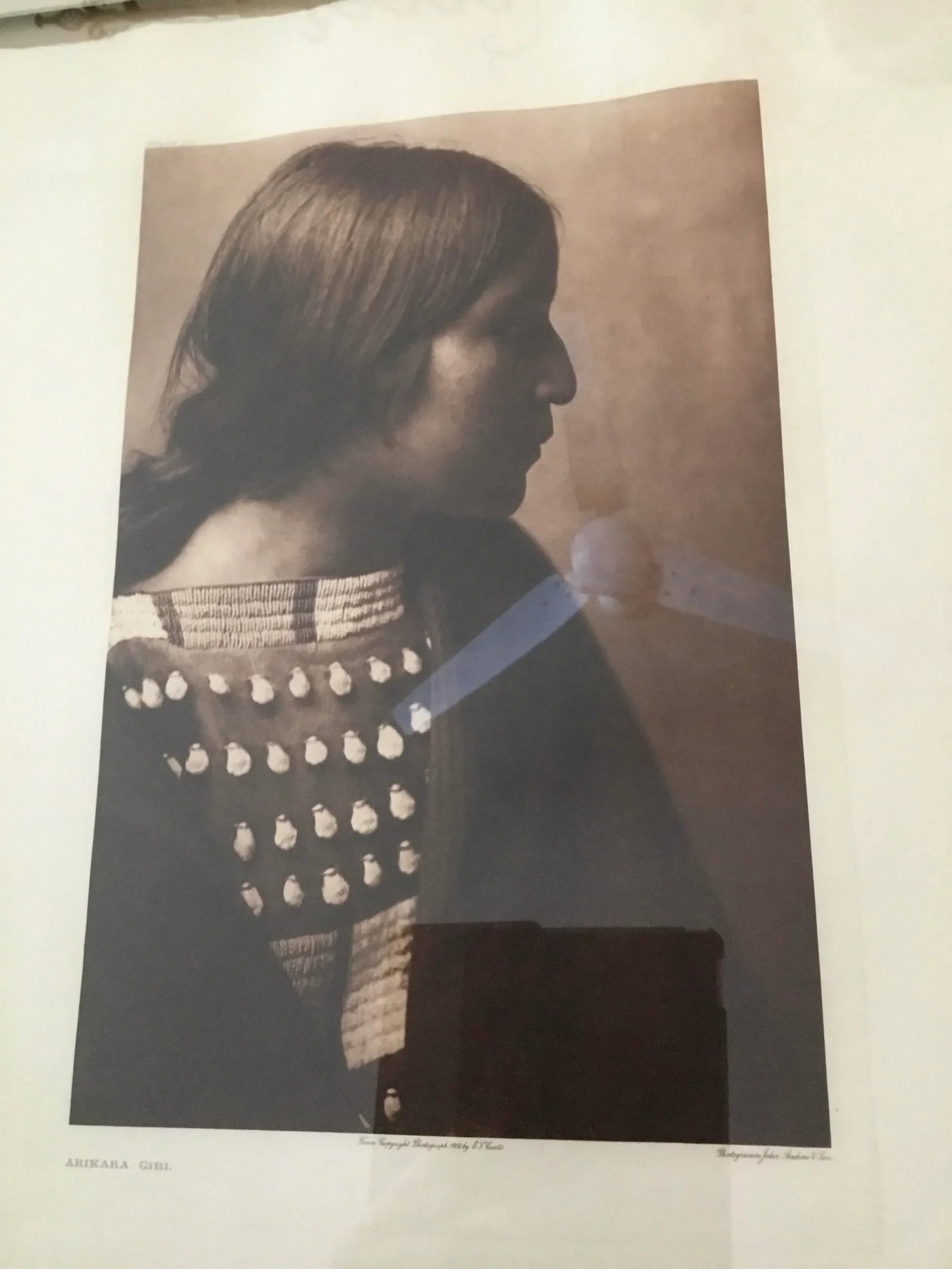 Framed Edward Curtis Arikara Girl C 1908 Christopher Cordozo - 7