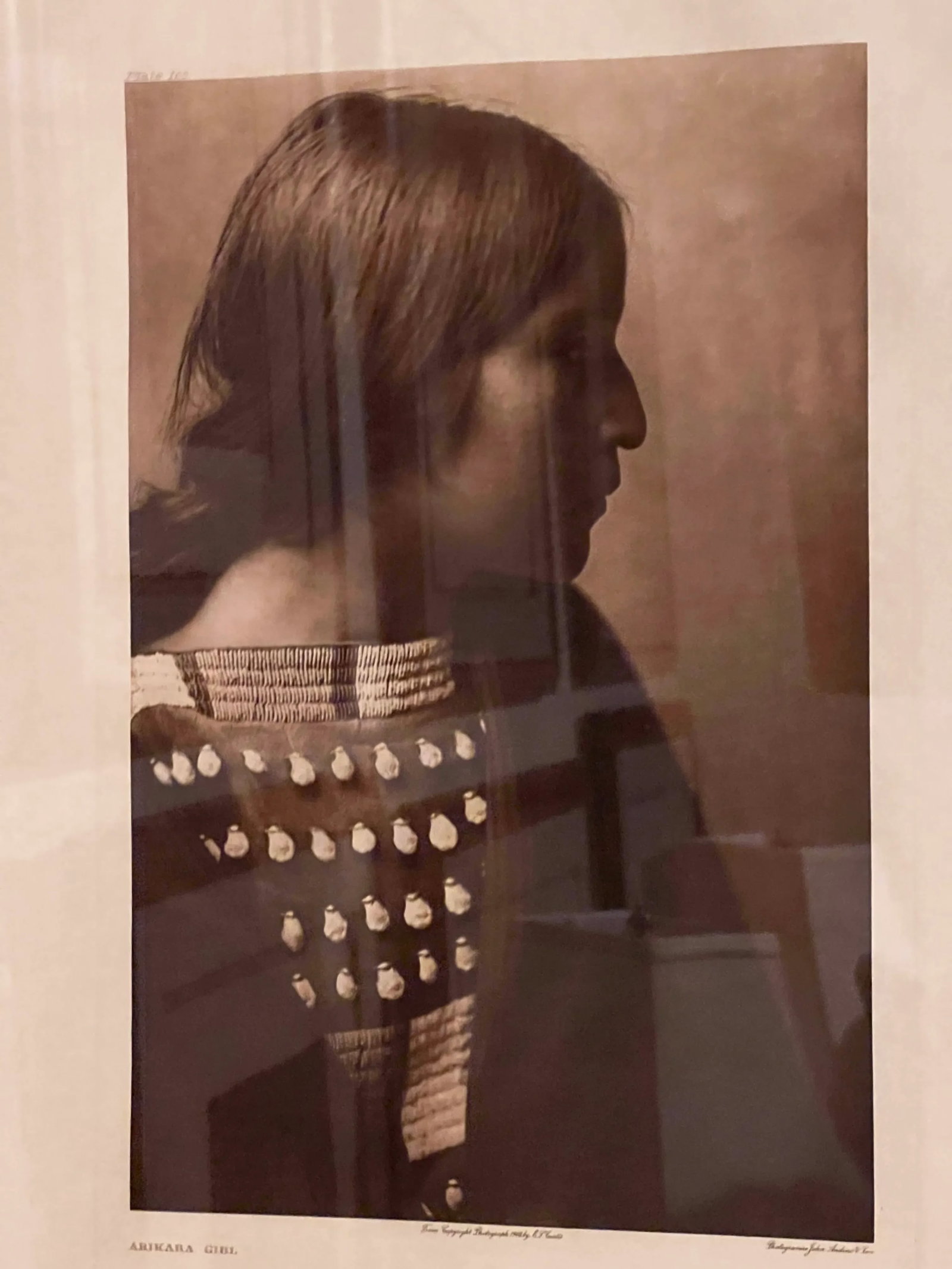 Framed Edward Curtis Arikara Girl C 1908 Christopher Cordozo - 8
