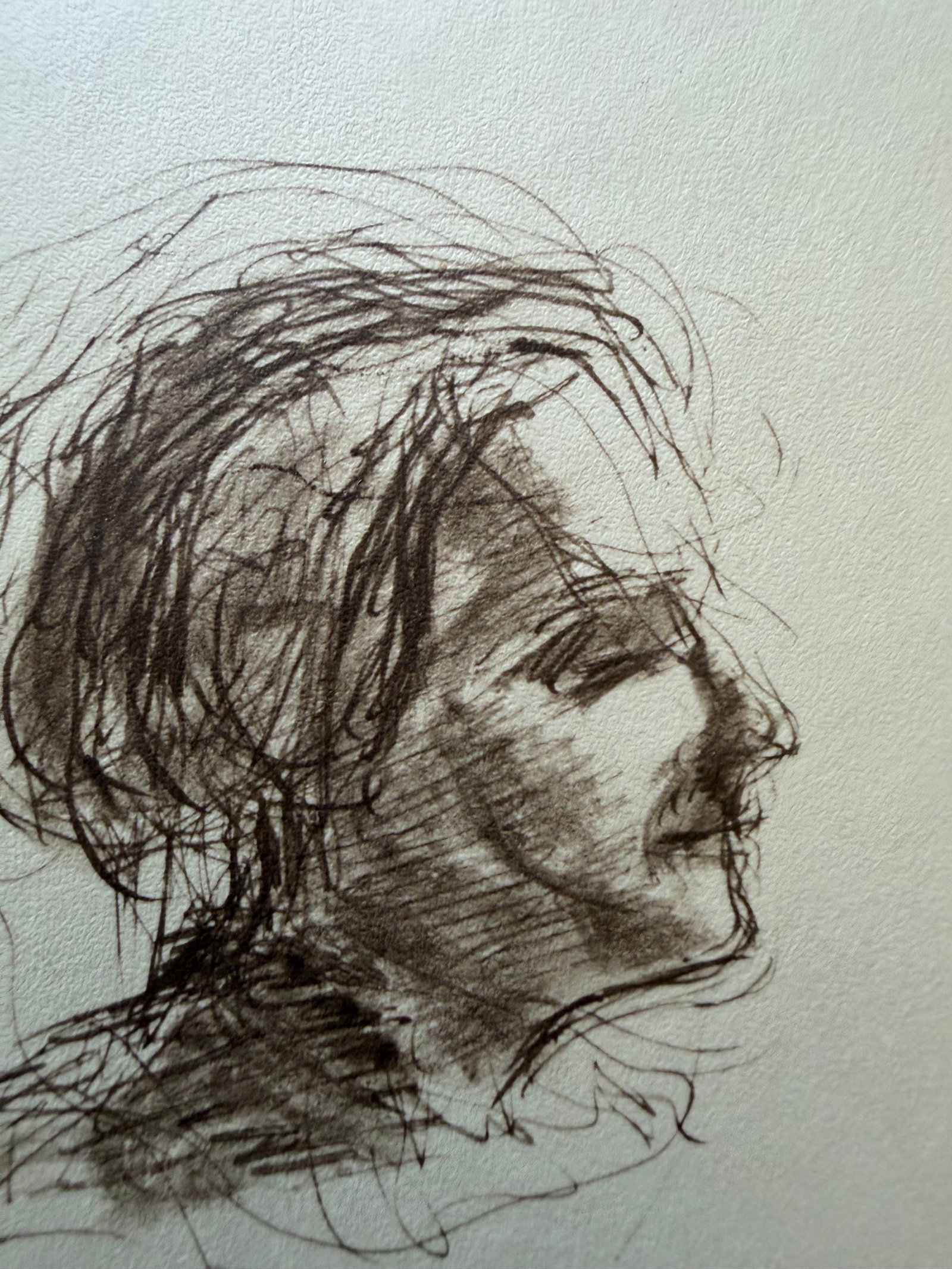 1949 Dimitrie Berea Sketch of Famous Mid- Century of German Classical Pianist Wilhelm Kempff - 2