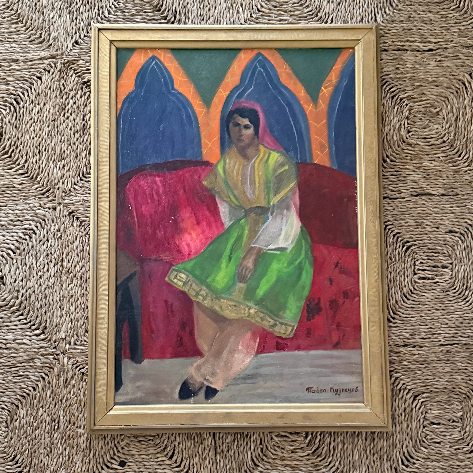 Portrait of a Russian Woman Oil Painting - 10