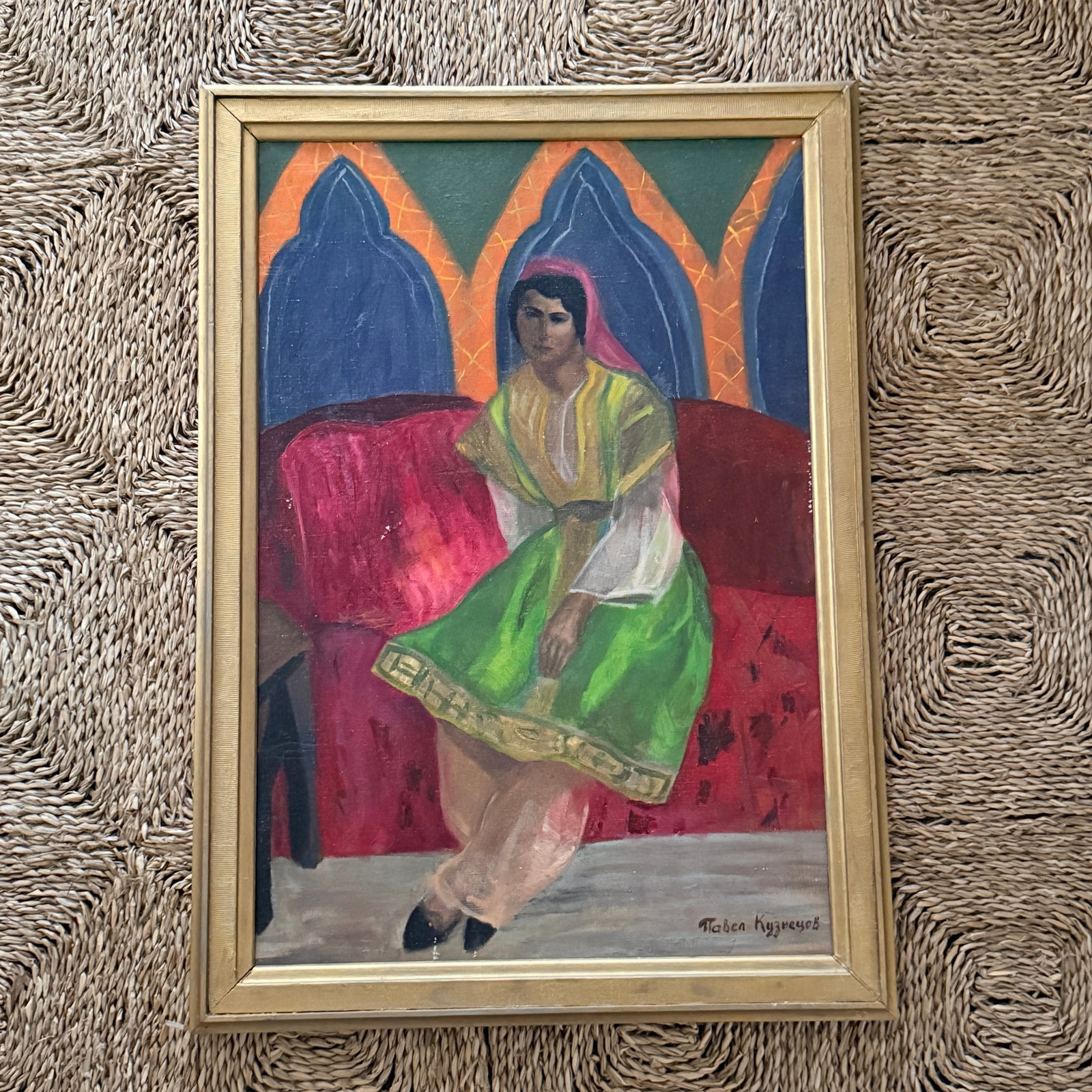 Portrait of a Russian Woman Oil Painting - 11