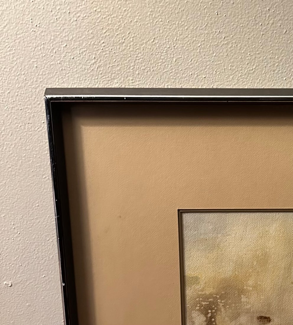 1974 Watercolor "Flows of Tenojoki River 2" by Osvald Timmas - 6