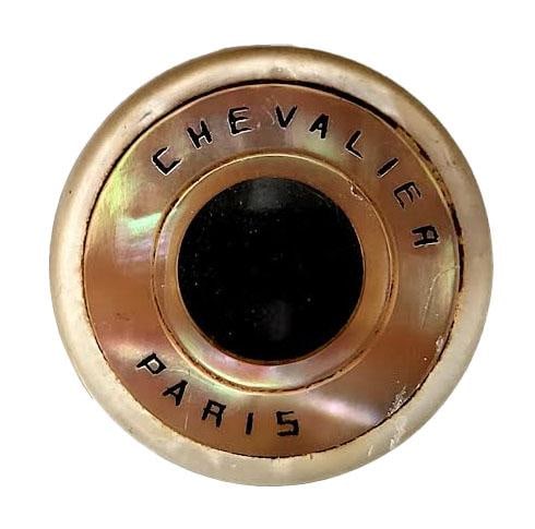 Antique Chevalier Paris French Brass and Mother-of-Pearl Opera Glasses - 7