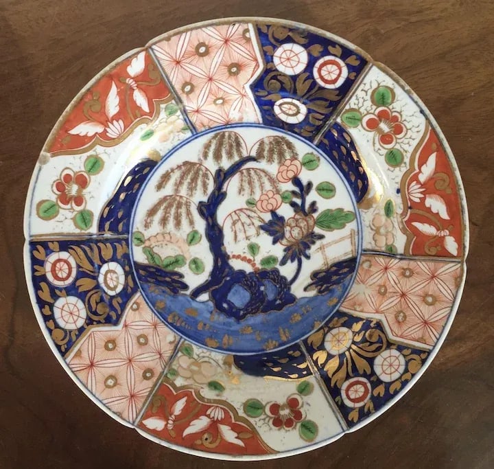 Early 19th Century Coalport Porcelain Imari Rock & Tree Dinner Plate - 2